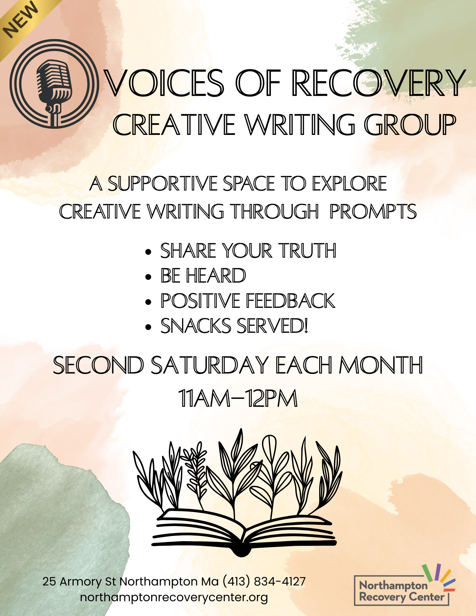 New Writing Group: Voices of Recovery (Starting April 11th)