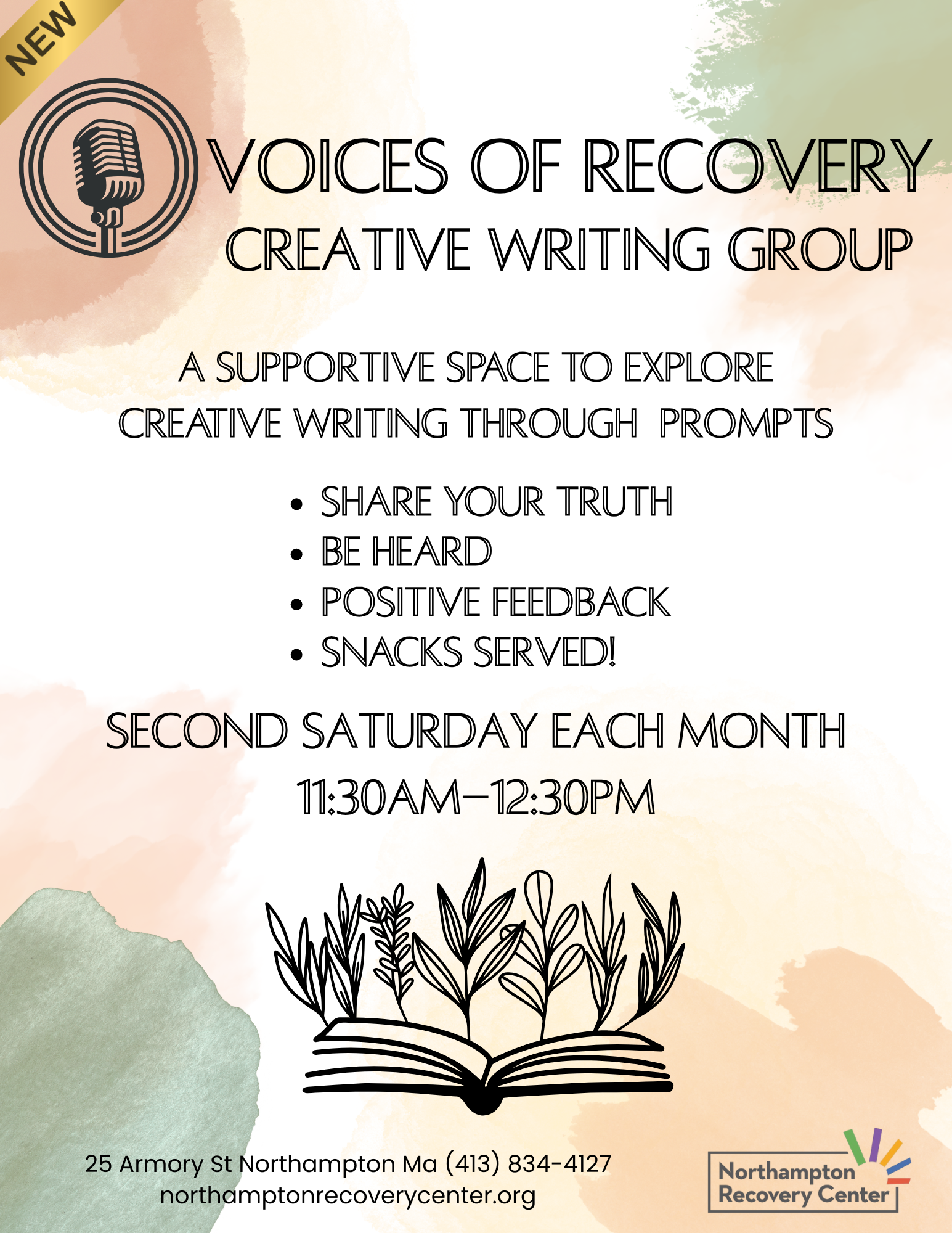 New Writing Group: Voices of Recovery (Starting April 11th)