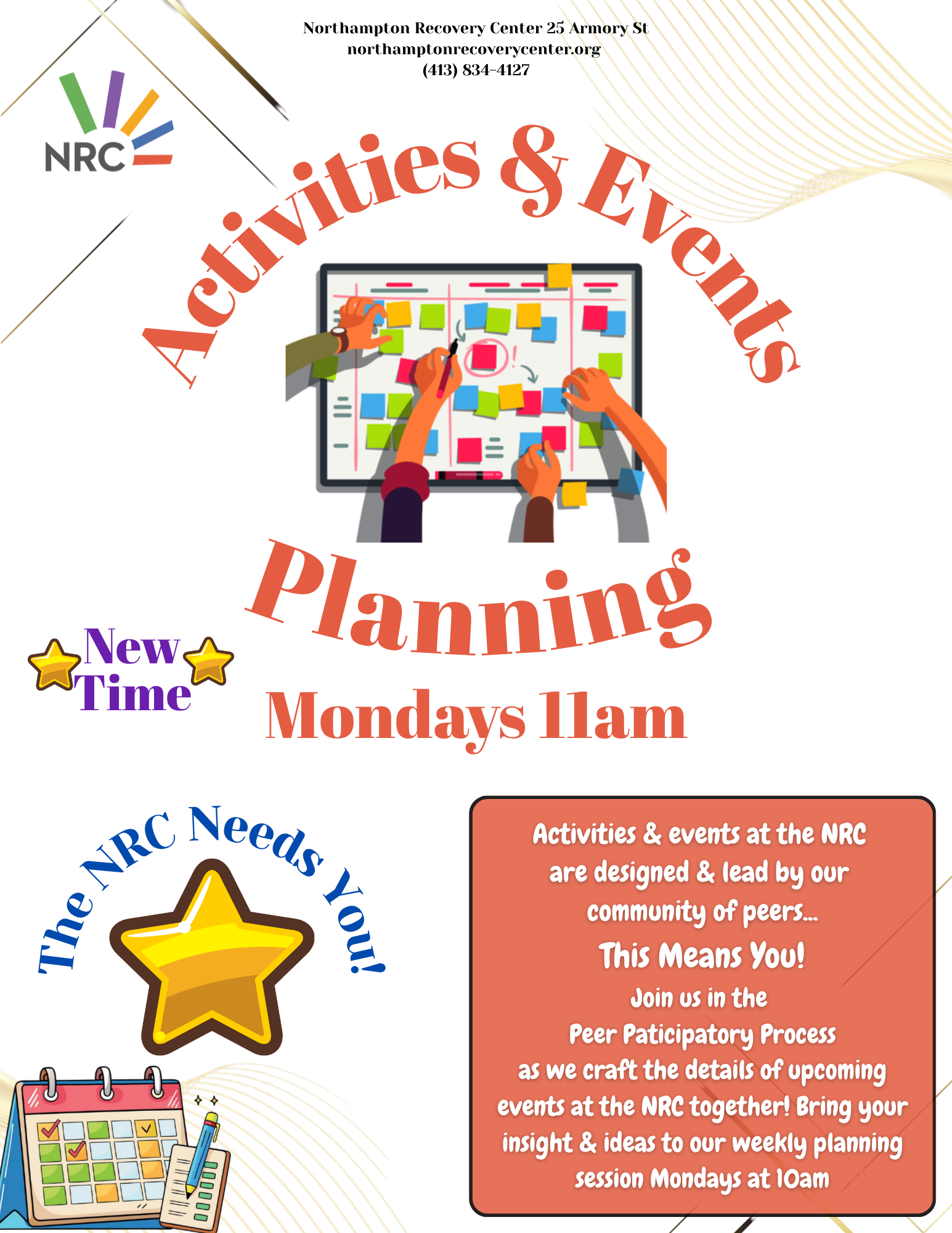 Activities &amp; Events Planning: Help Plan Our Next Event!