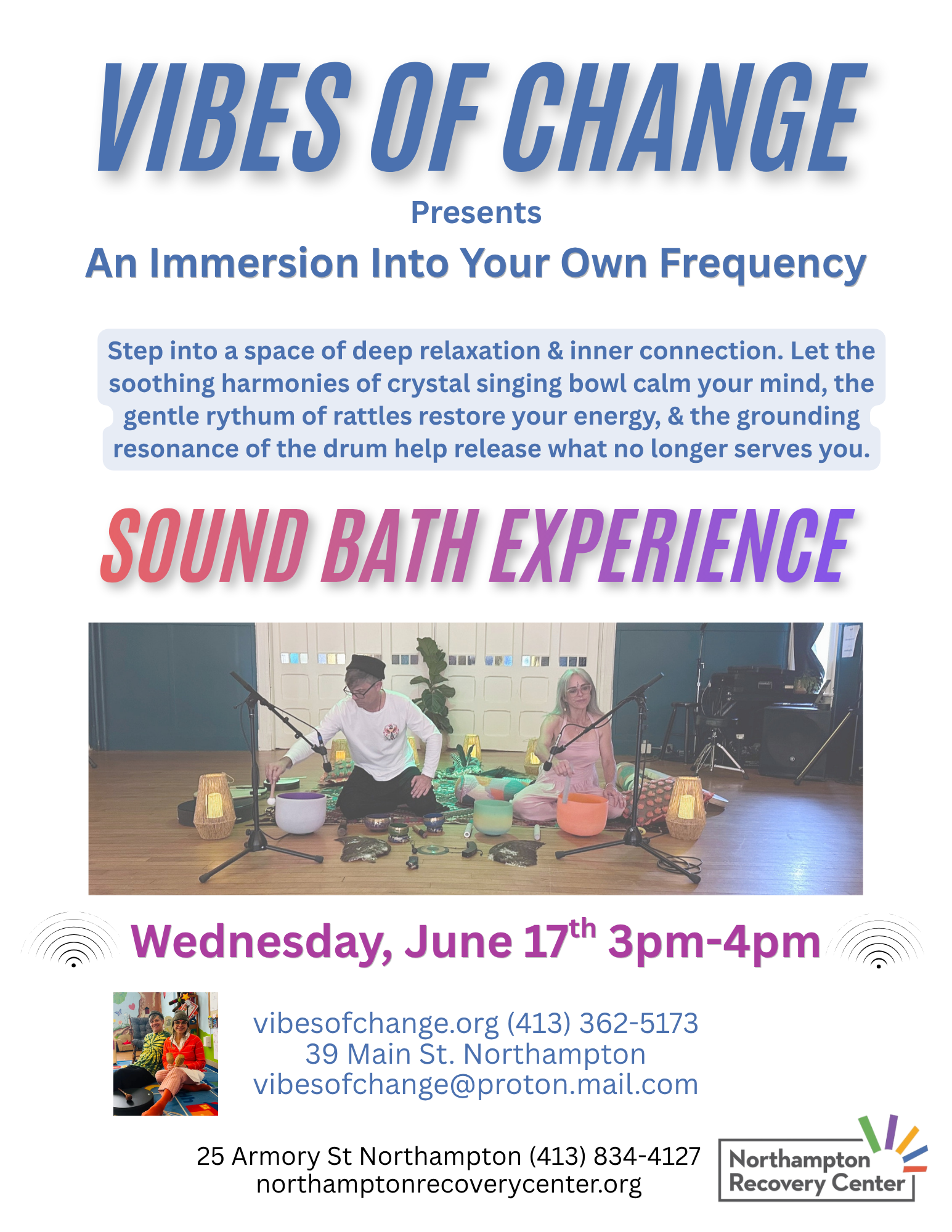 An Immersion Into Your Own Frequency: Healing Sound Bath (Wednesday 6/17)