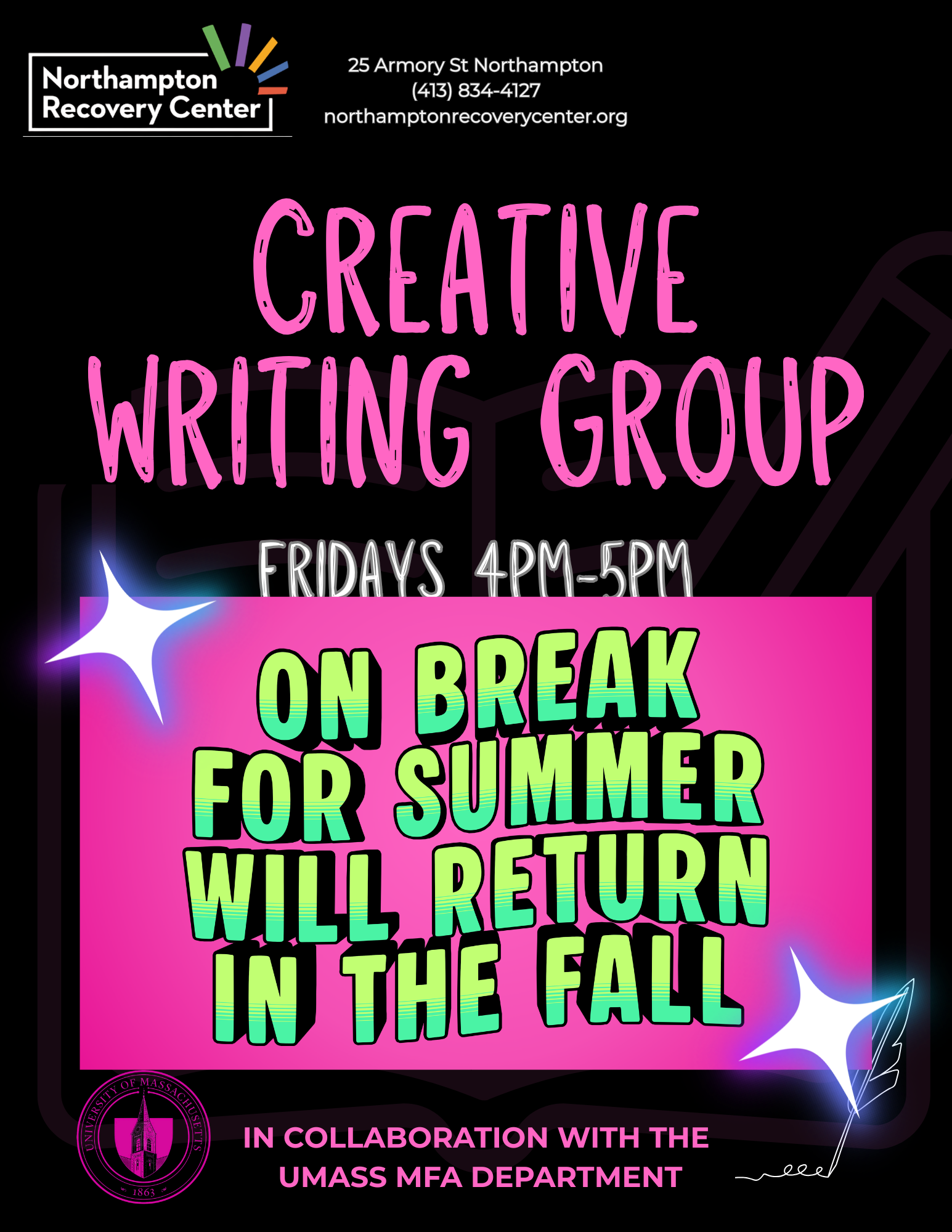 Friday Creative Writing Group (ON BREAK FOR SUMMER)