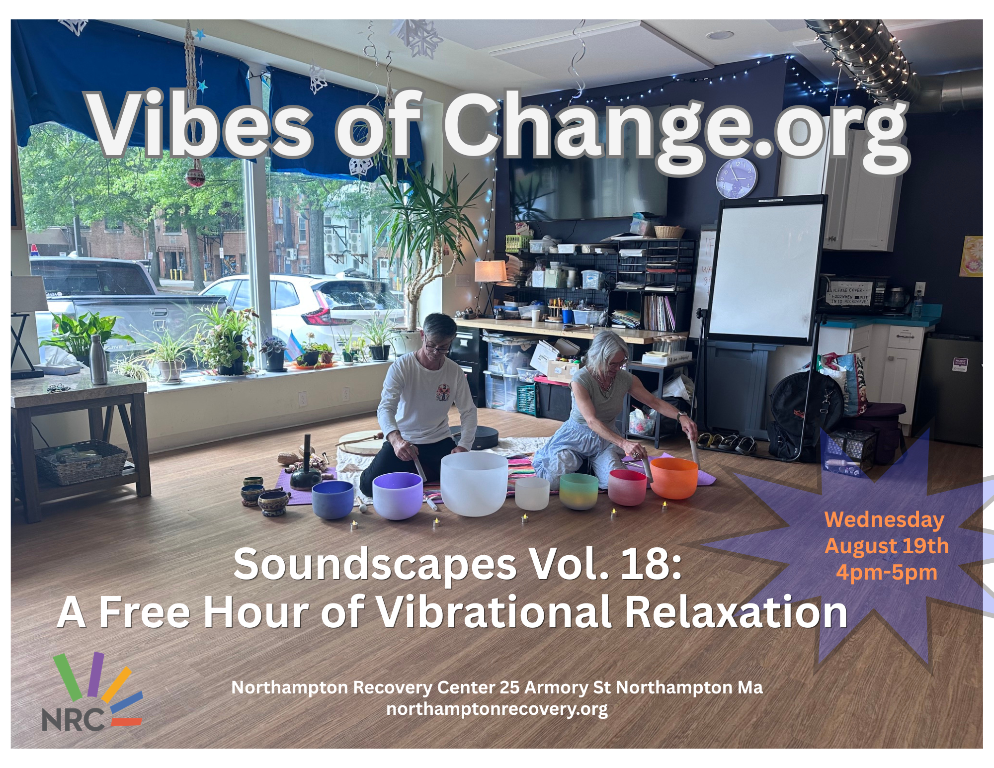 Soundscapes Vol. 18: Healing Sound Bath (Wednesday 8/19 4pm-5pm))