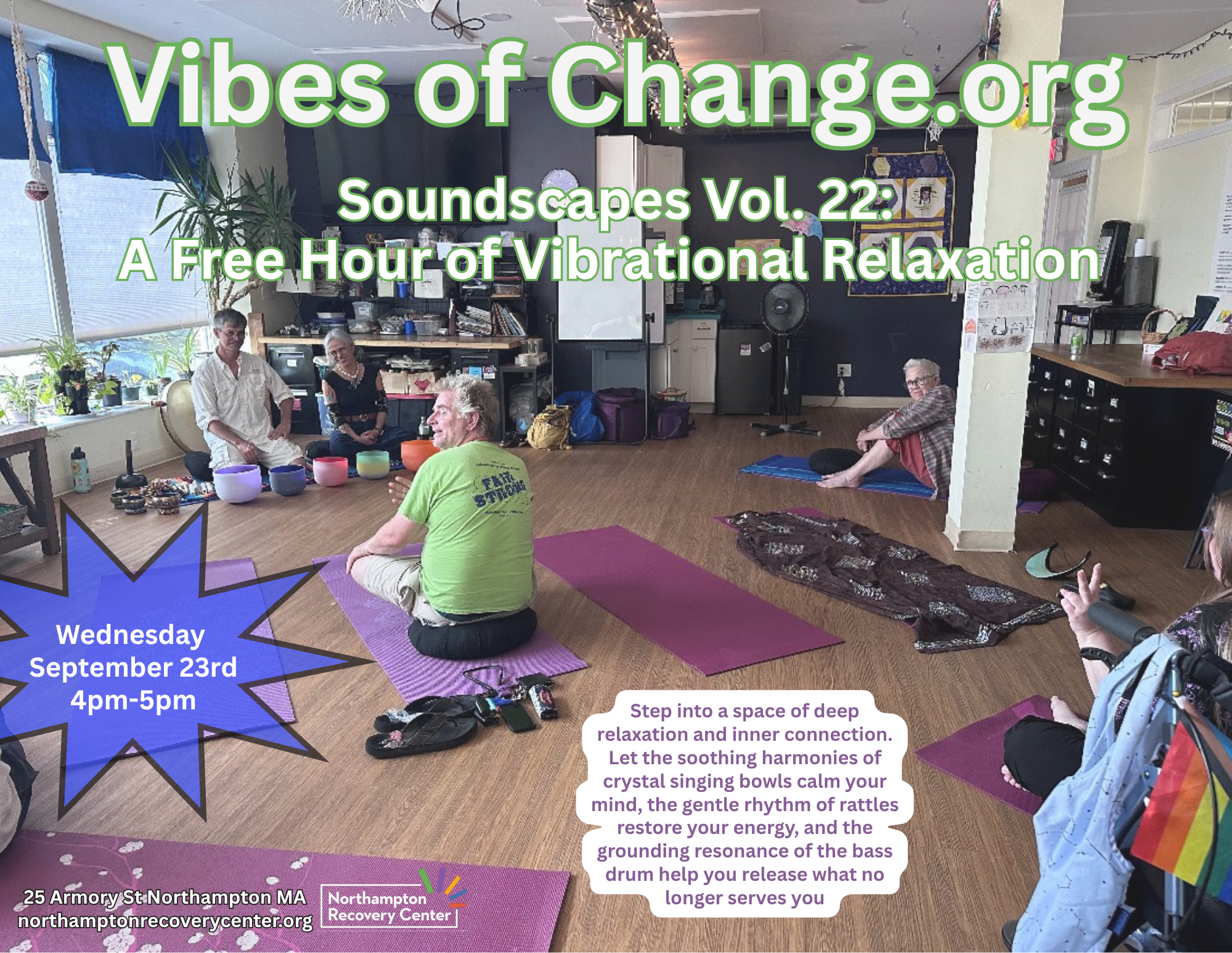 Soundscapes Vol. 22: Healing Sound Bath (Wednesday 9/23 4pm-5pm))