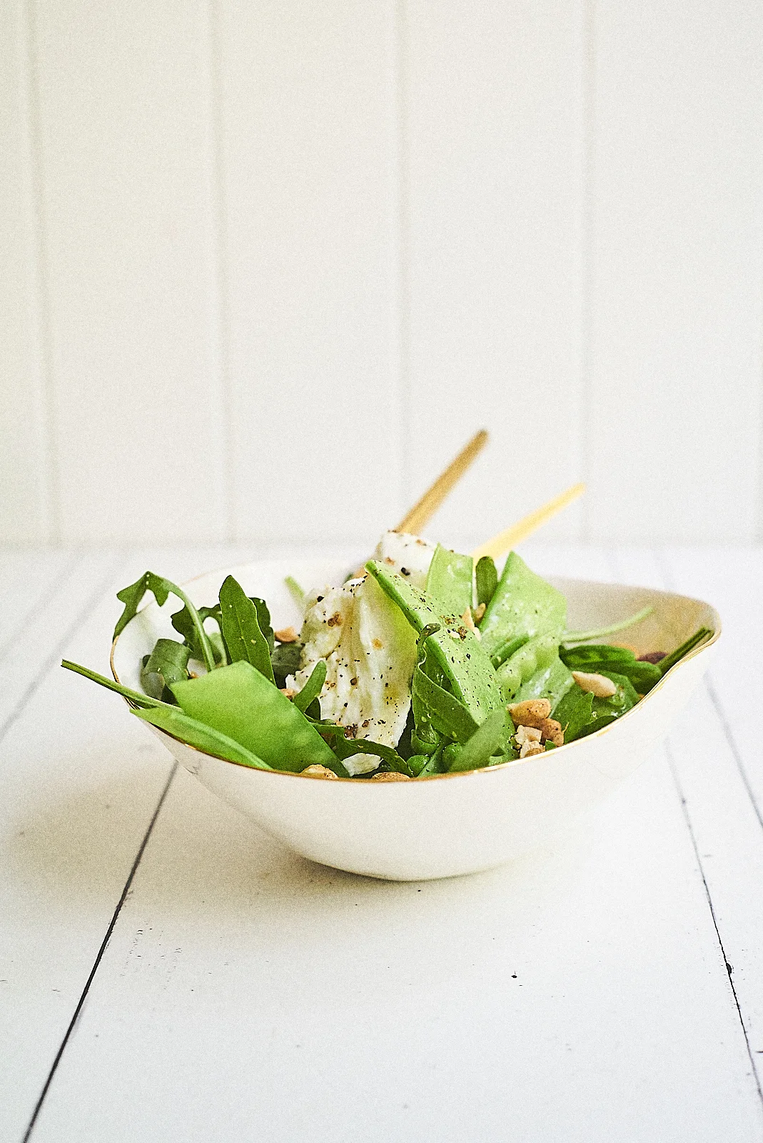 Italian nut and pea salad