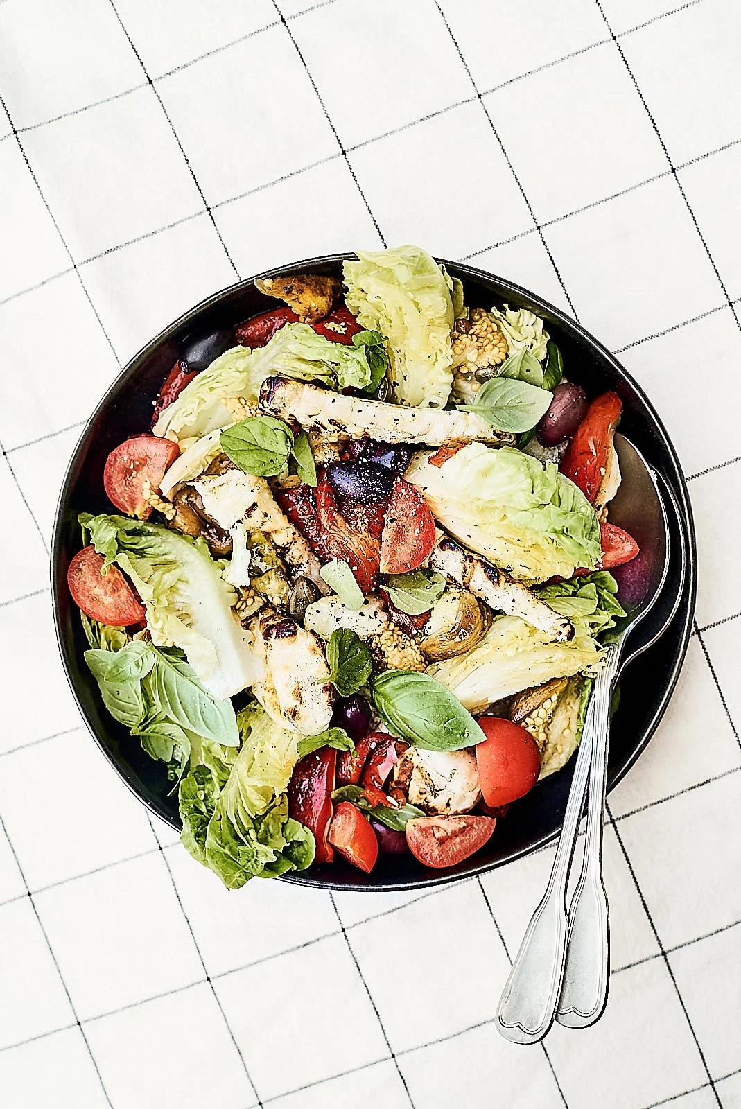 All grilled salad