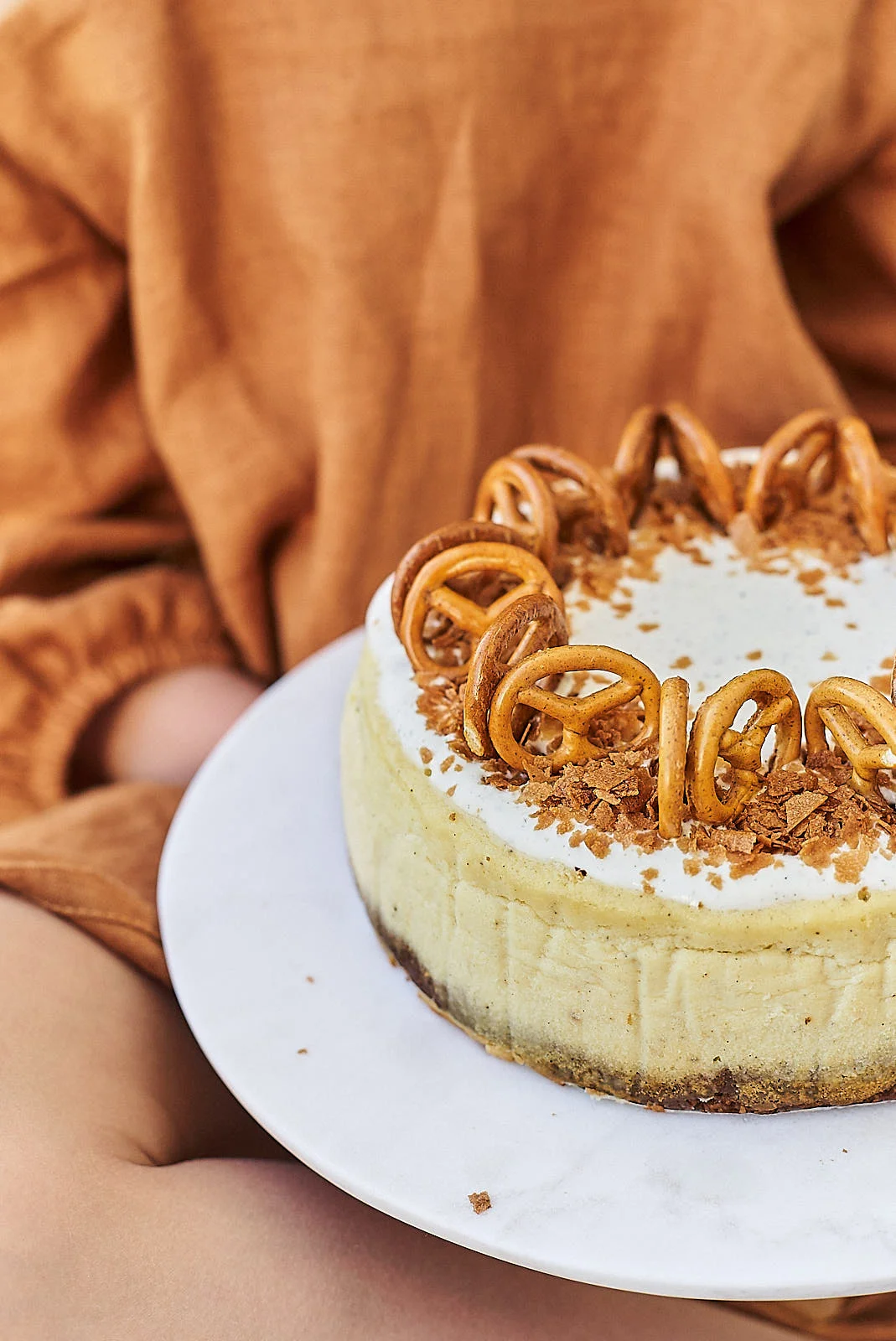 A la New York style cheesecake