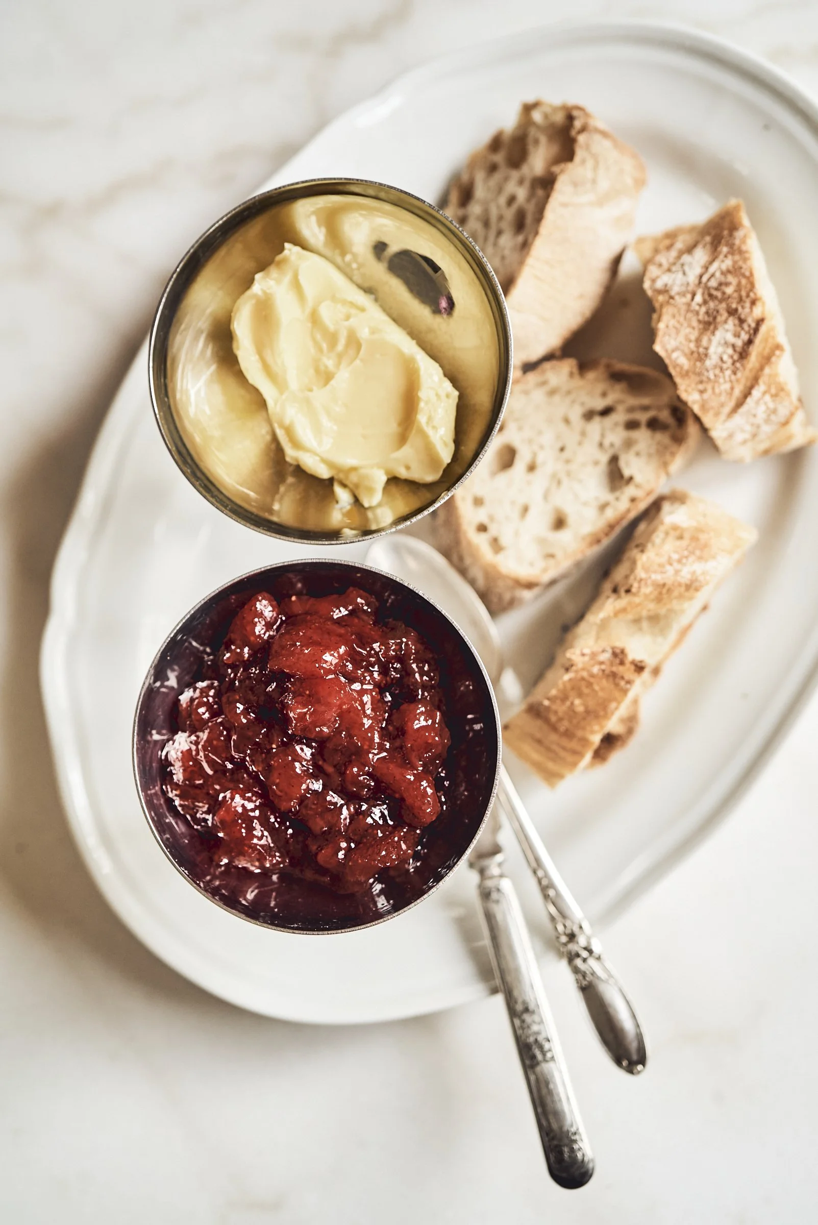 Strawberry and vanilla jam