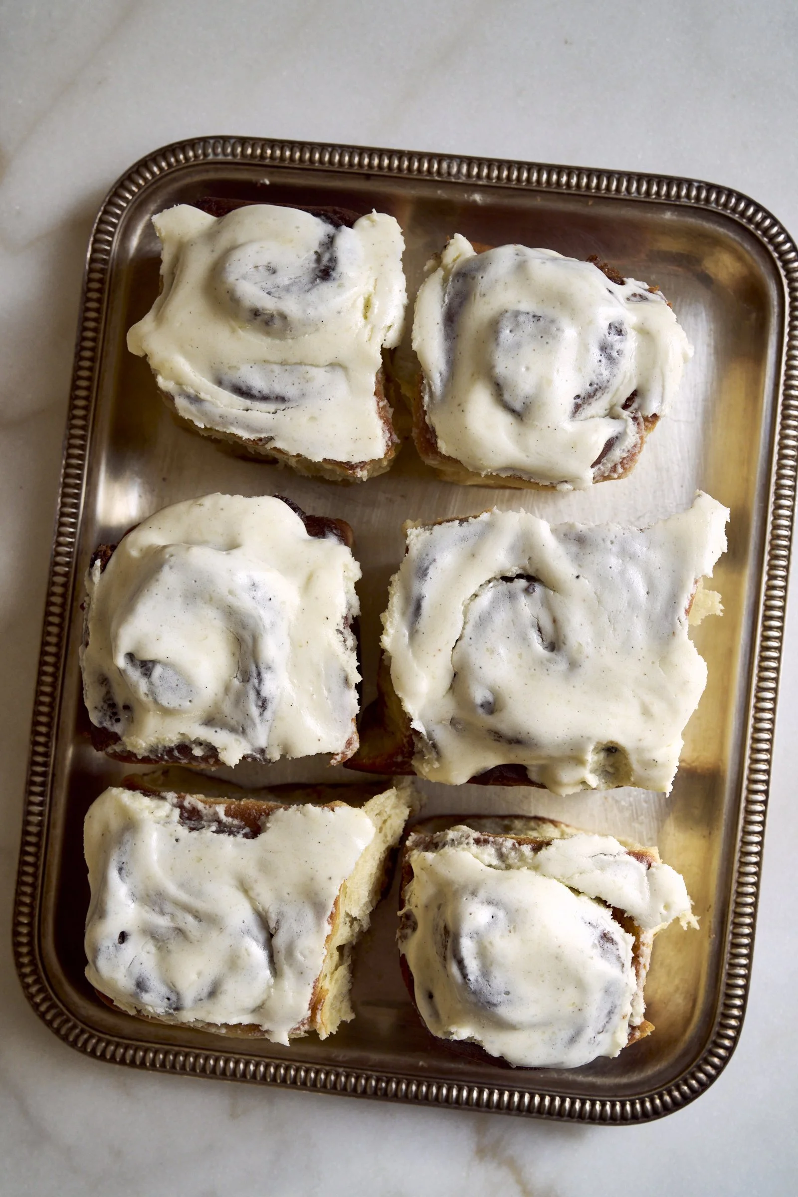 Cinnamon and pecan buns