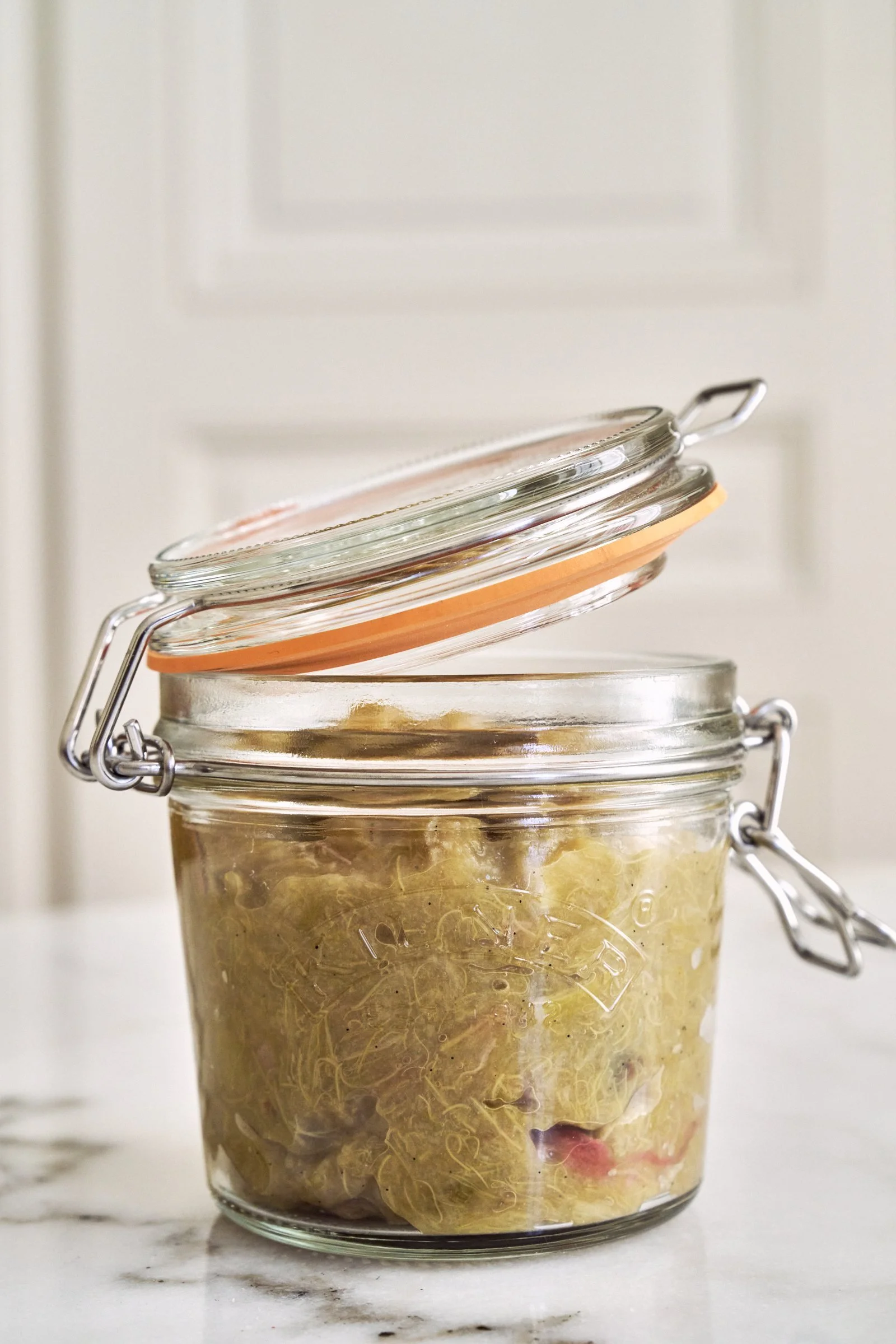 Rhubarb and vanilla compote