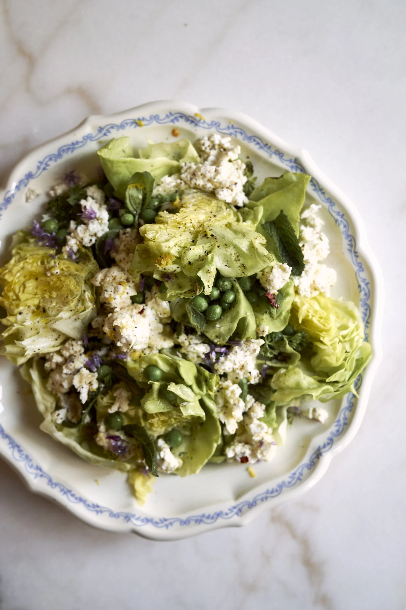 Farmer's market goat cheese salad