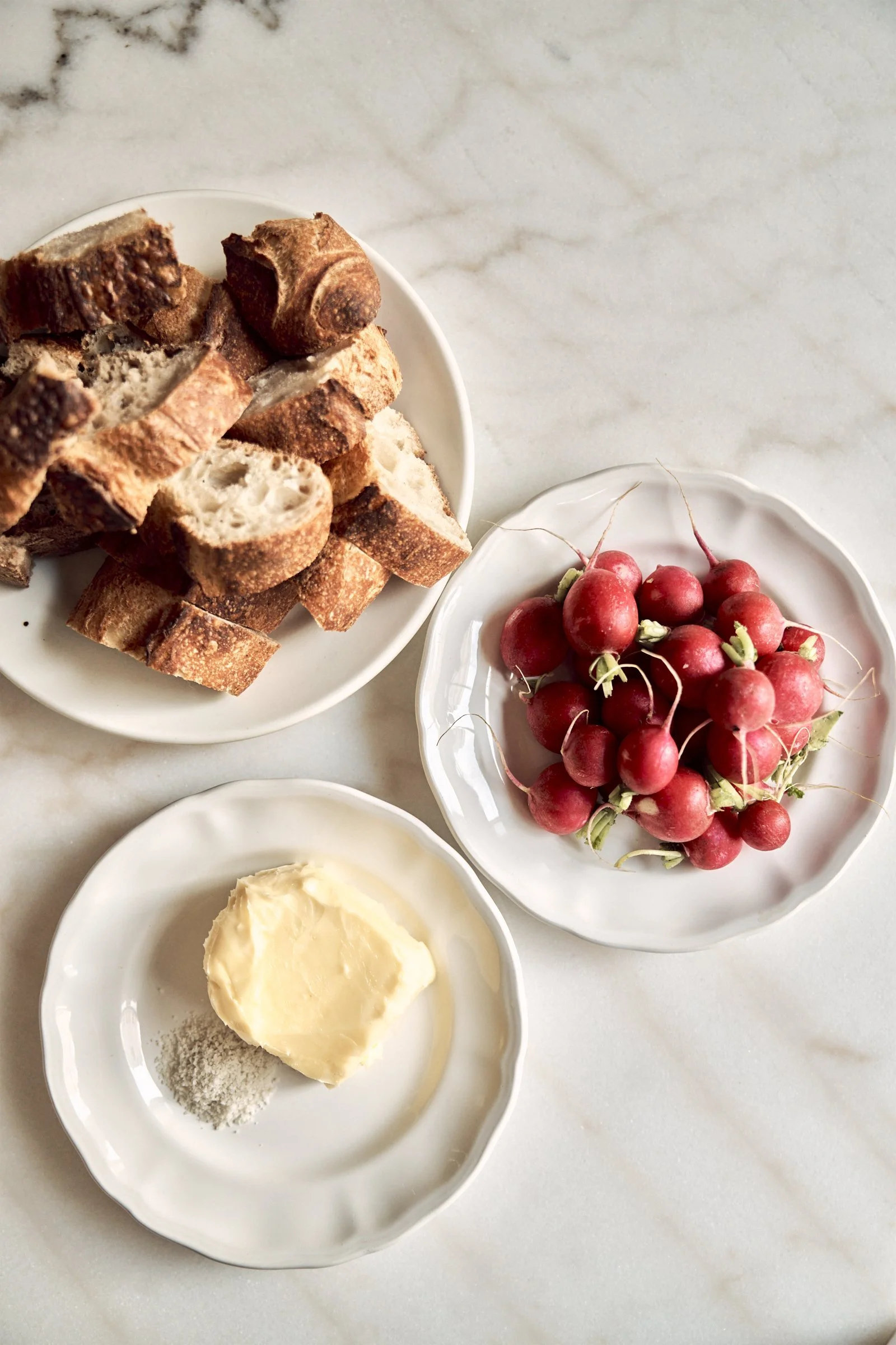 Radishes and butter