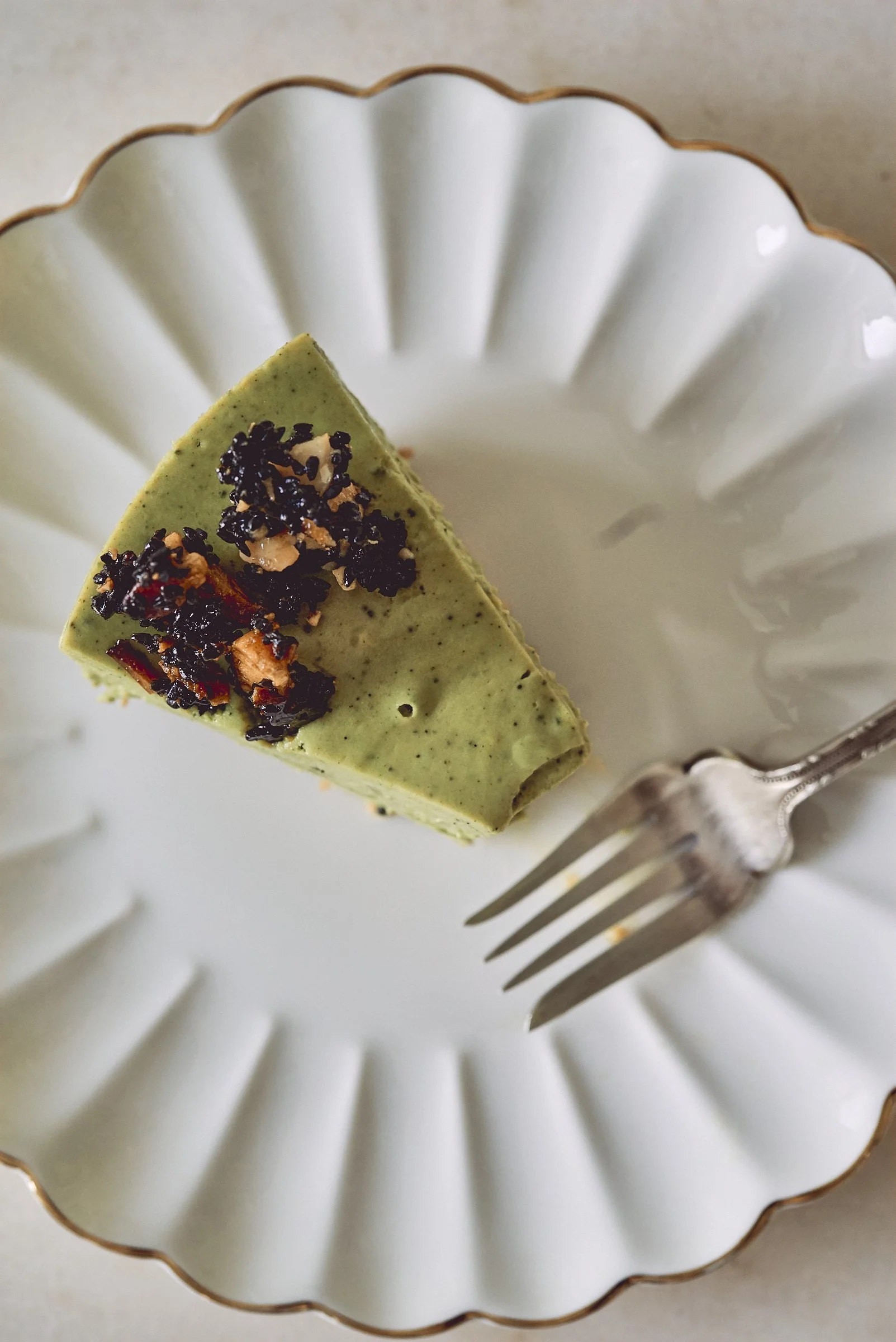 Matcha cheesecake