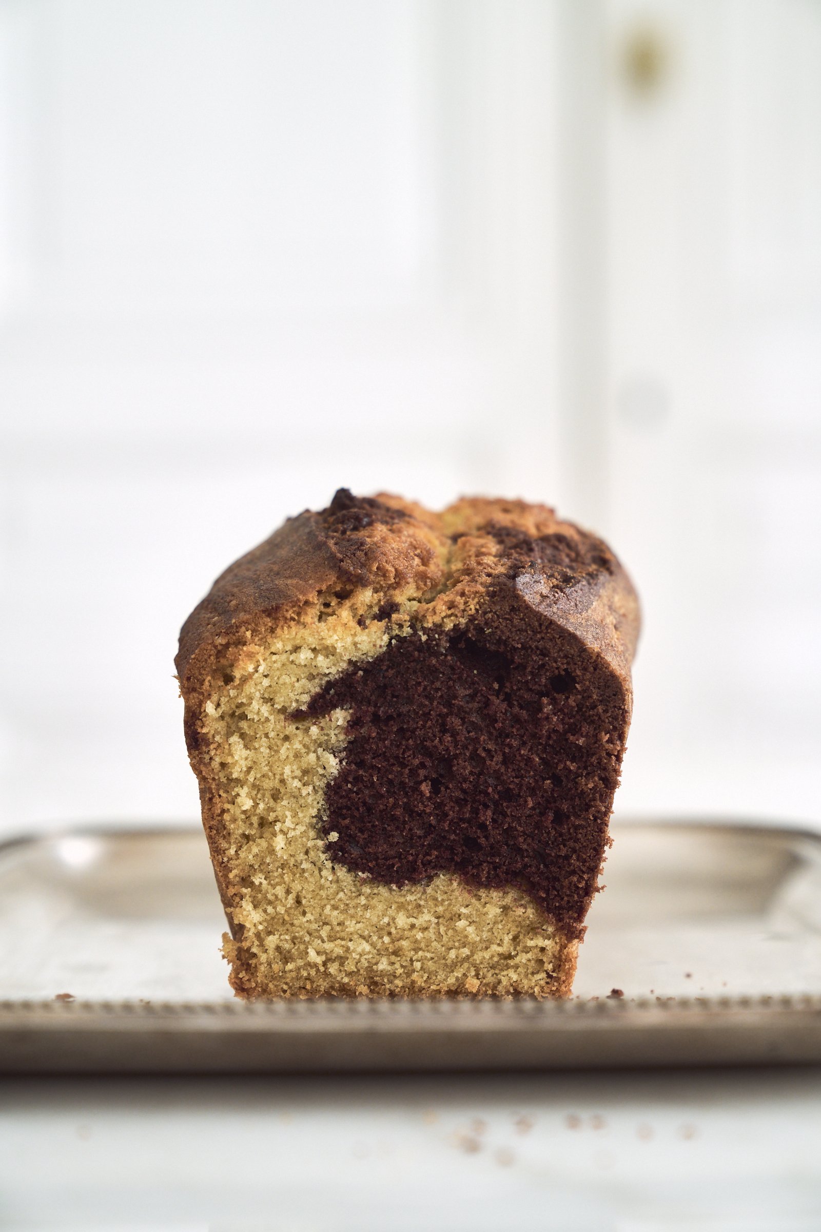 Marble cake or cake marbré