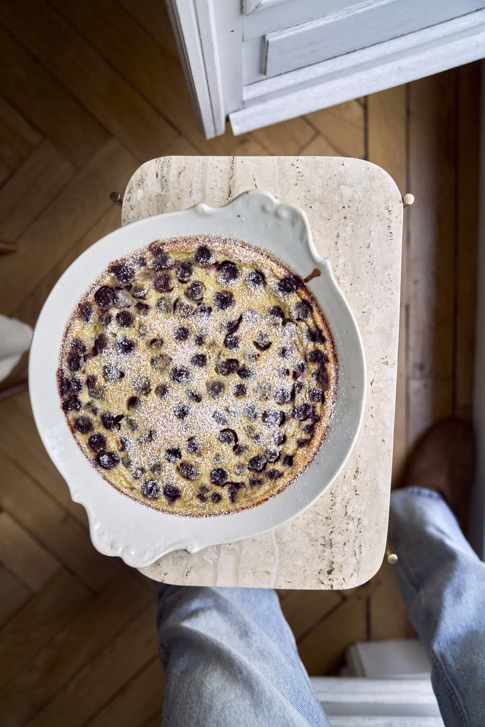 Cherry clafoutis