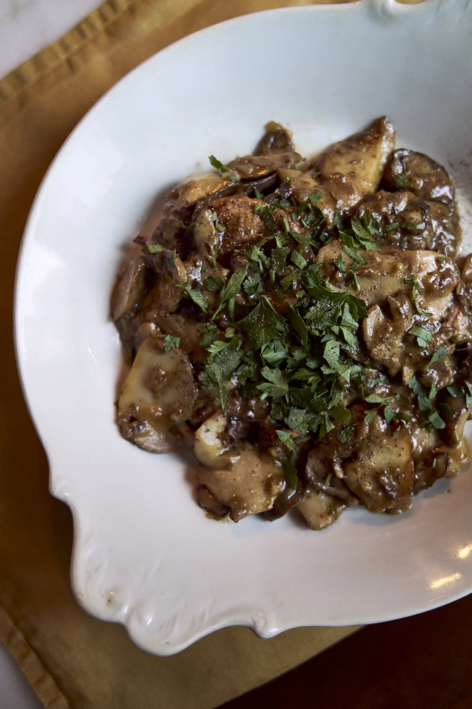 Pork tenderloins with porcini