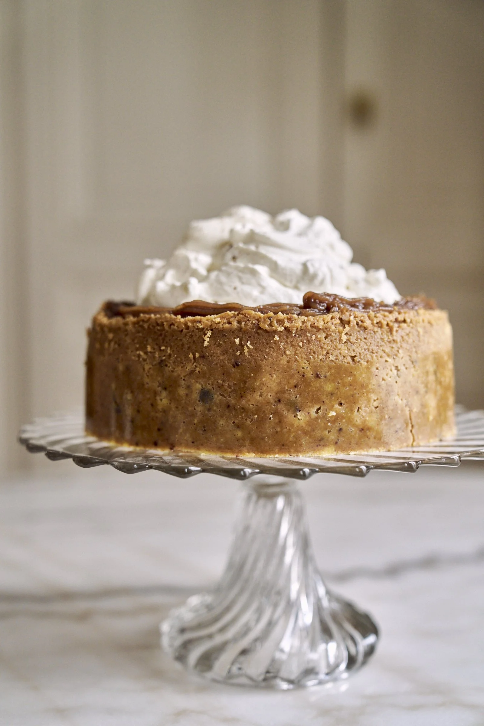 Mont Blanc cheesecake