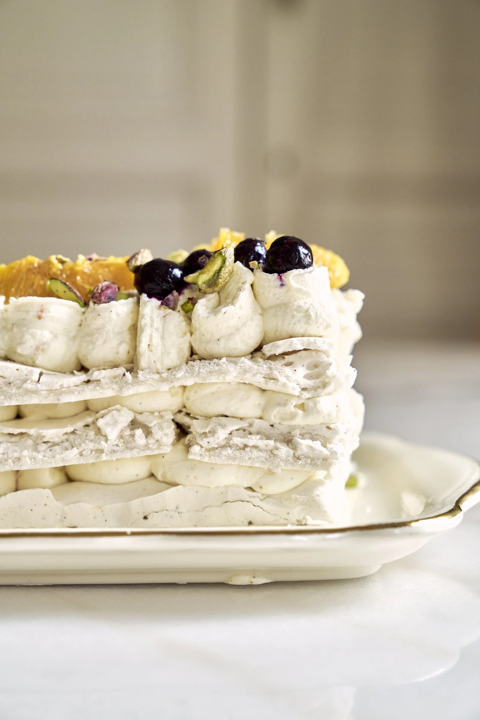 Failed meringue cake