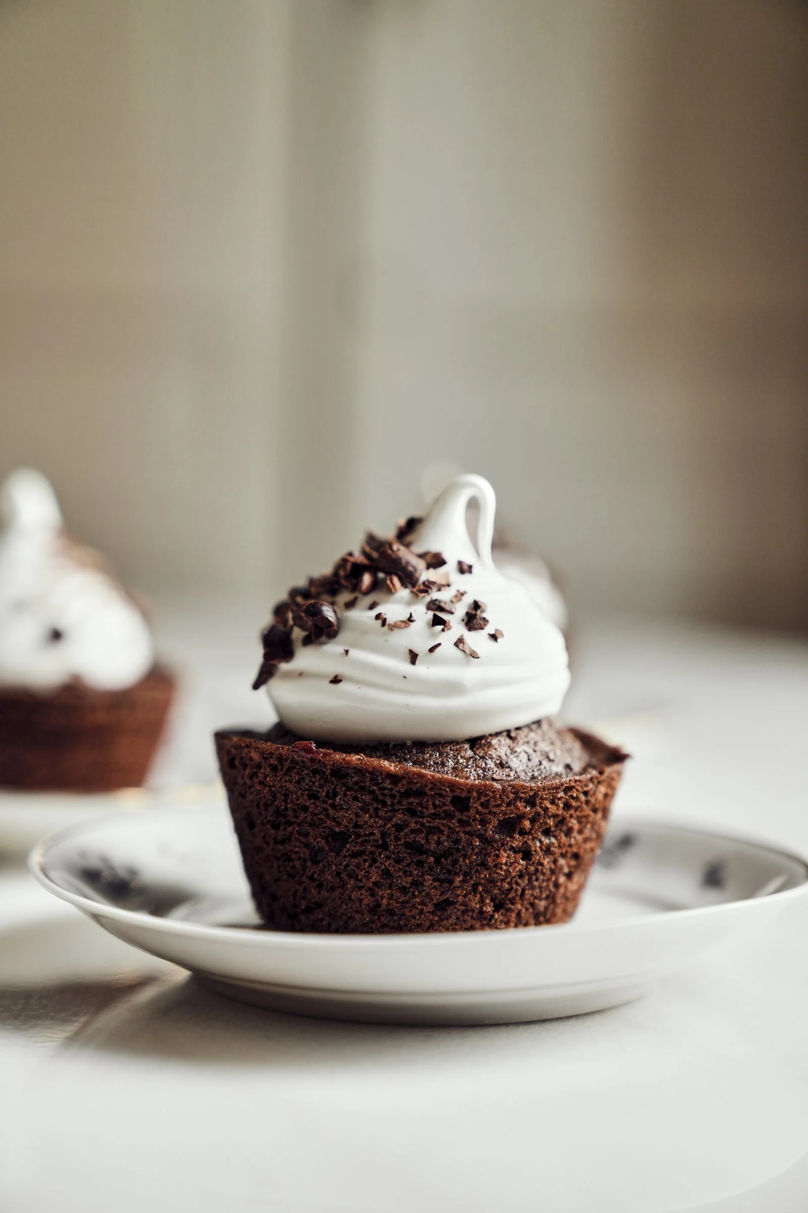 Chocolate and berry cupcakes