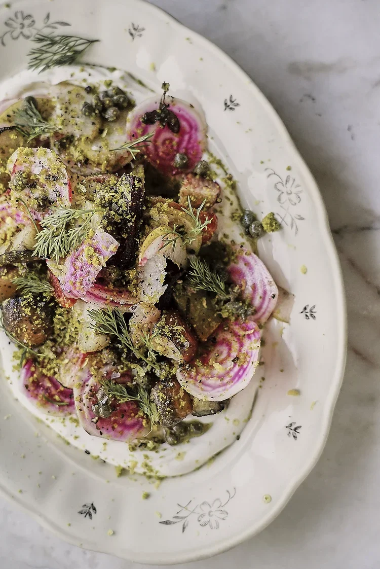 Beetroot and sour cream