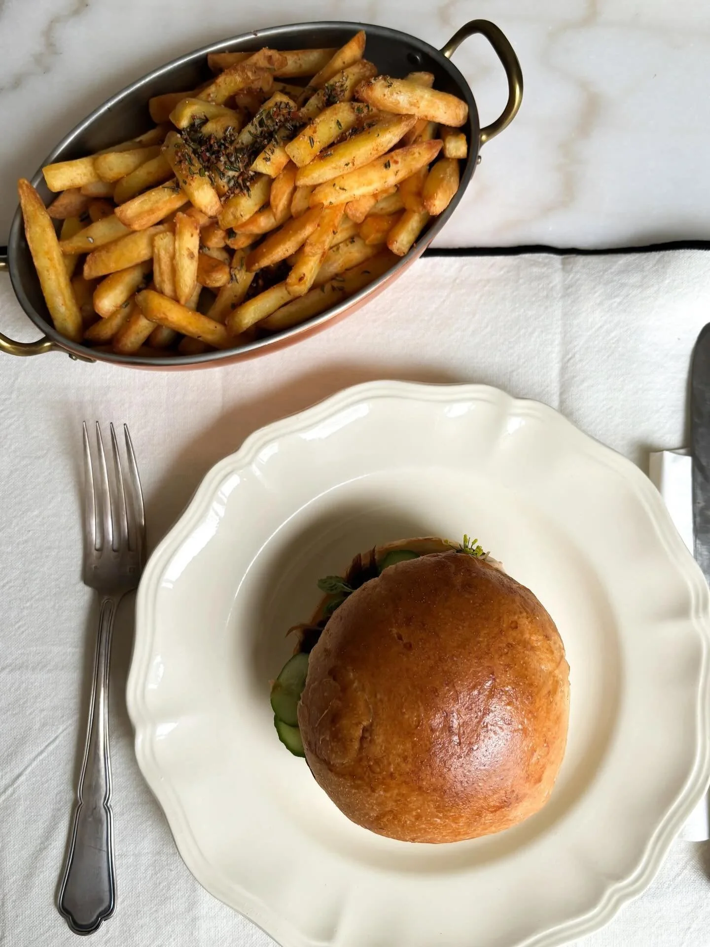 The craving is very real. Duck and mango burger. 

4 brioche burger buns
2 duck confit legs
1 sprig rosemary

cucumbers:
4 small cucumbers thinly sliced
1 tsp mild extra virgin olive oil
sea salt to taste
a tiny bit of vinegar 

mango:
1 medium-sized