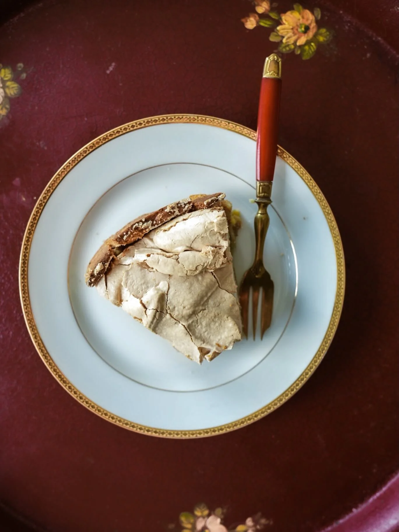 Rhubarb tart. Save. Make. Enjoy. 

p&acirc;te sucr&eacute;e - recipe in gallery. Use half a portion or a whole if you prefer a thicker layer of pastry.
 filling: 600 g peeled rhubarb, cut into 2 cm pieces 7 rosebuds 6 cardamom pods &frac12; vanilla p