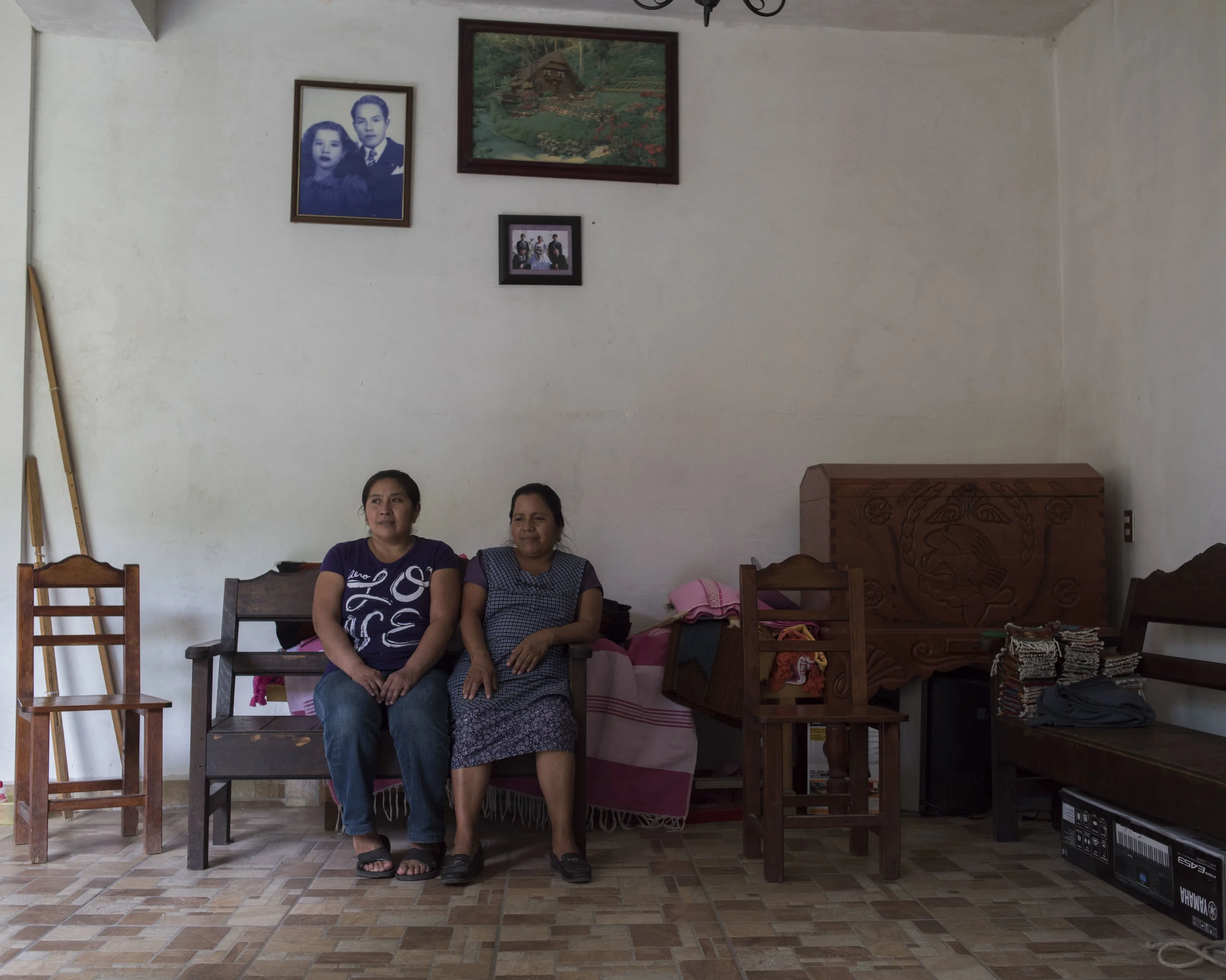Fermina Ruiz Gutierrez & Guadalupe Mendoza Martinez, Teotitlan, OAX.
