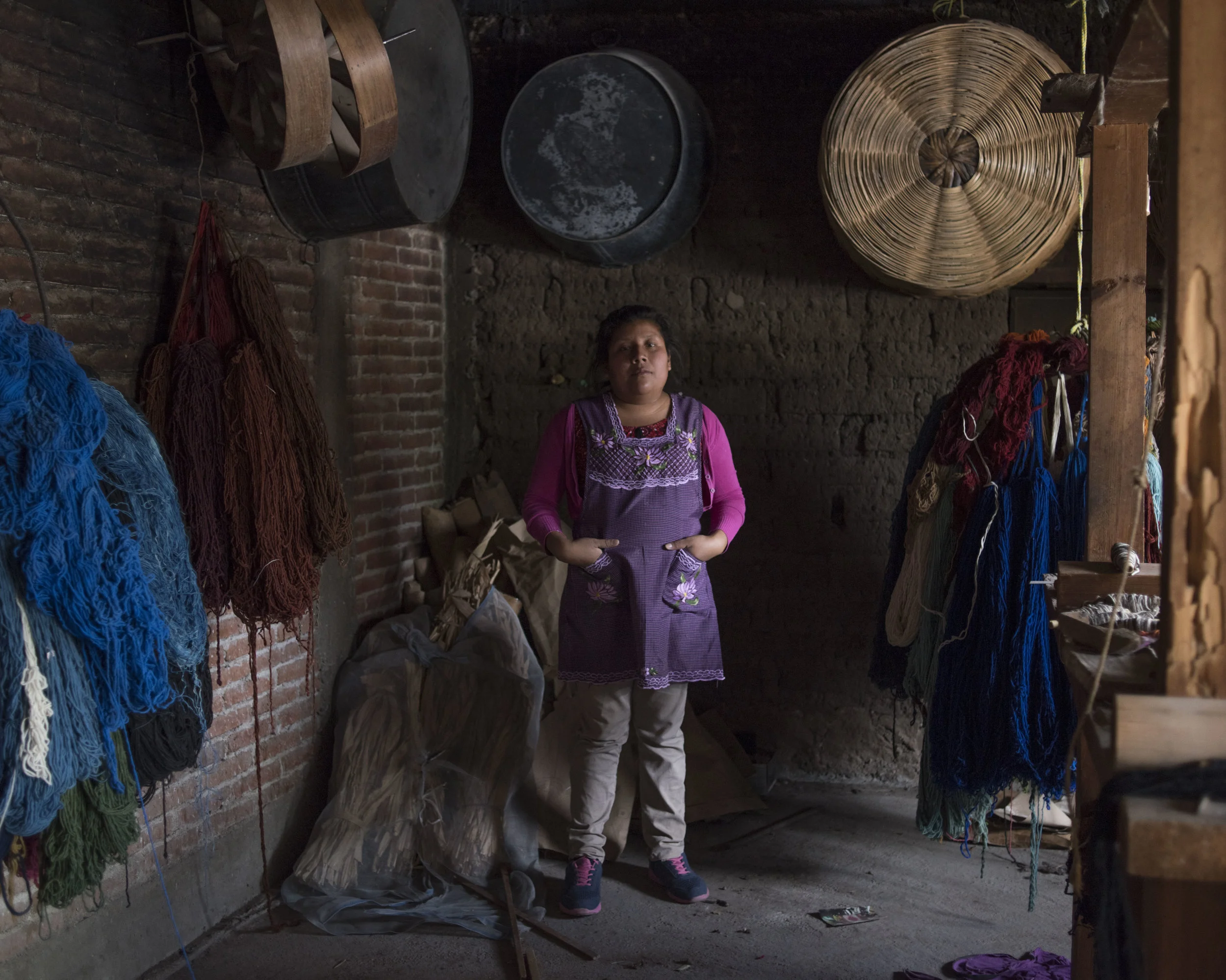 Gabriela Santiago Gutierrez, Teotitlan, OAX.