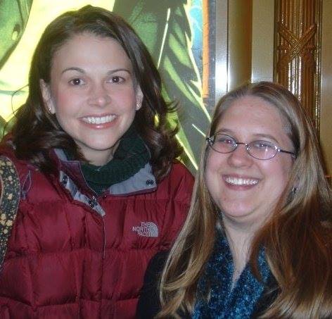 Kelly meeting Sutton Foster in 2007