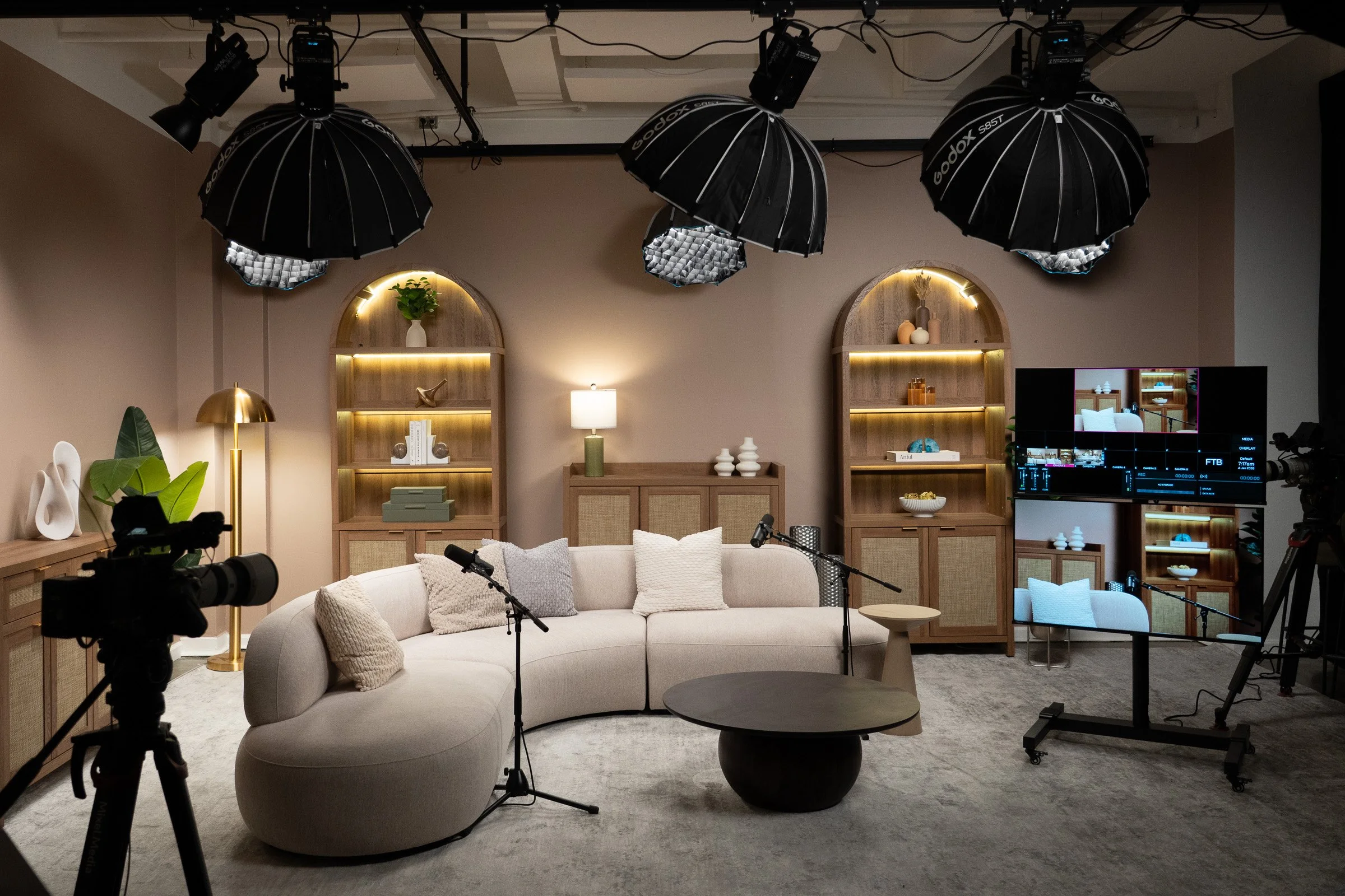 Vizzcast studio in New York City