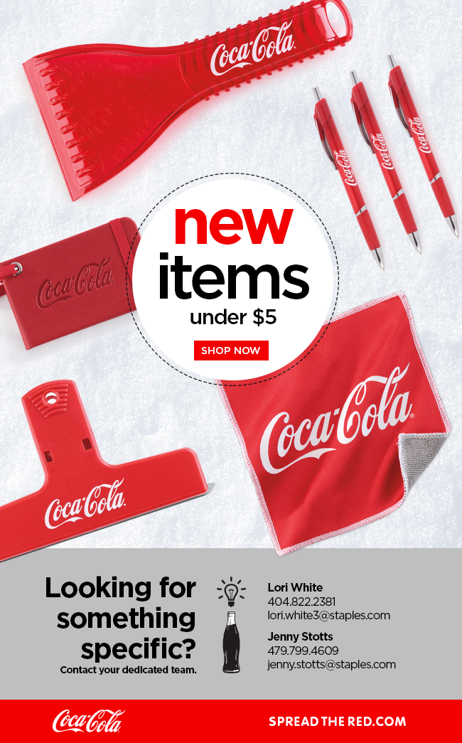  Monthly eComm encouraging shoppers to check out new items under $5.  Design by me; copy by marketing. 