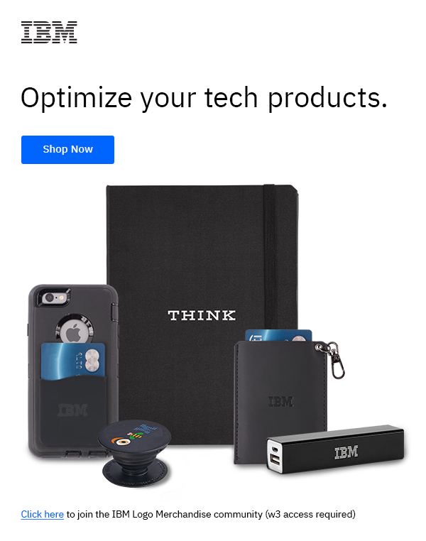  Monthly eComm focused on Tech Products.&nbsp;  Design by me; copy by marketing.&nbsp; 