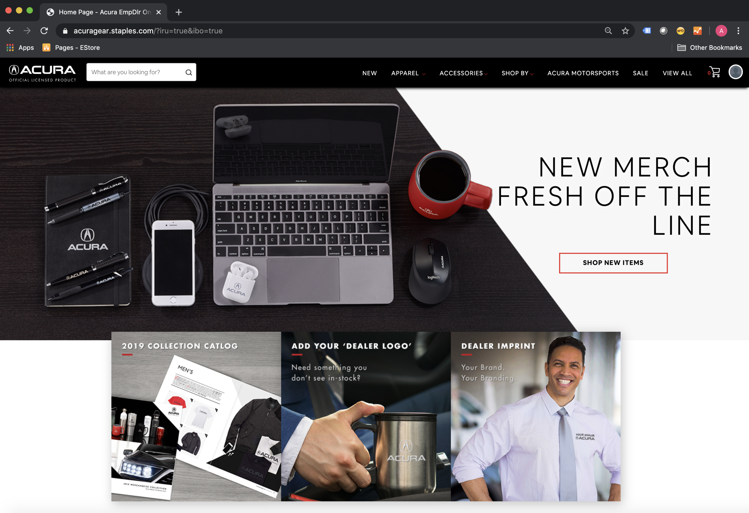 Acura Dealer Official Licensed Product eStore 