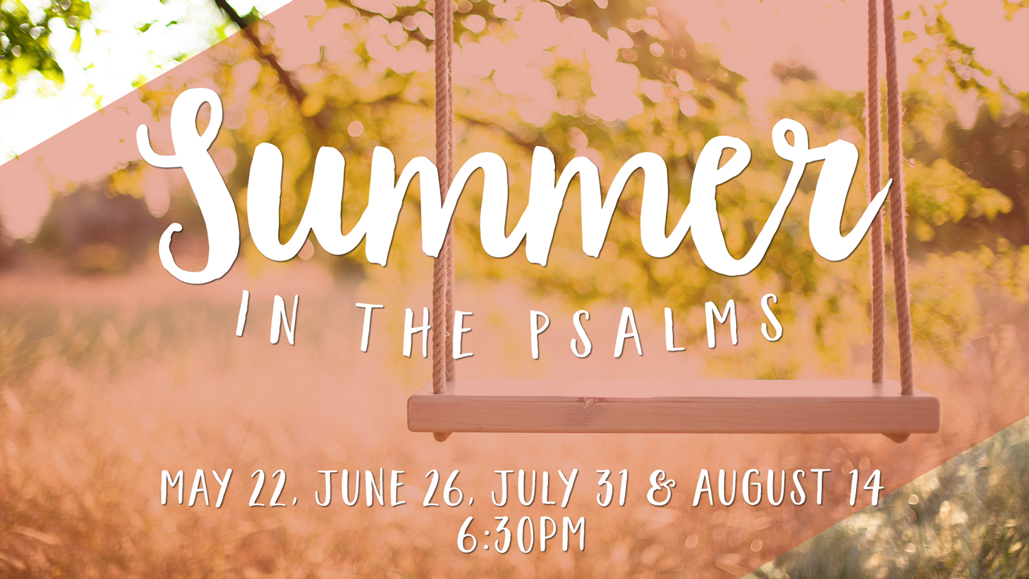 Summer in the Psalms | 2017