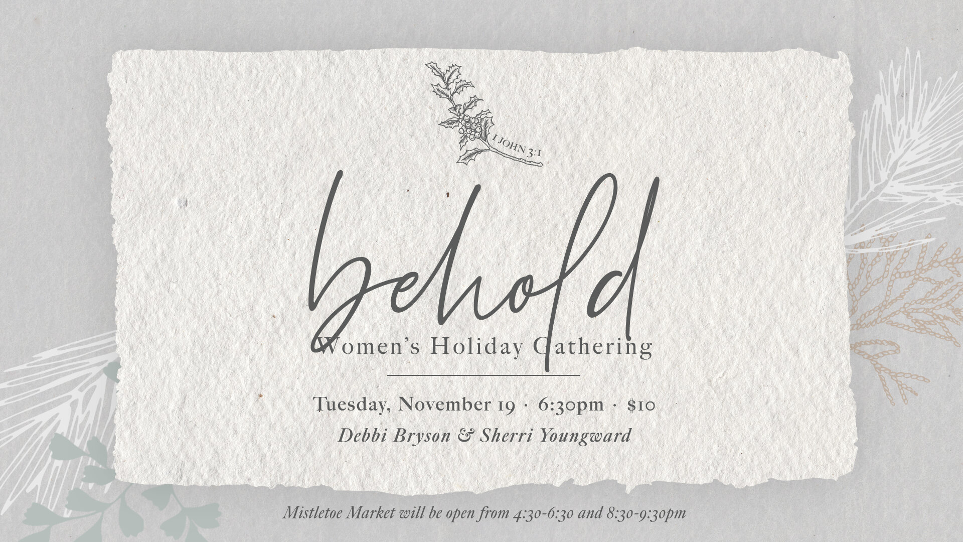 Behold | Women's Holiday Gathering