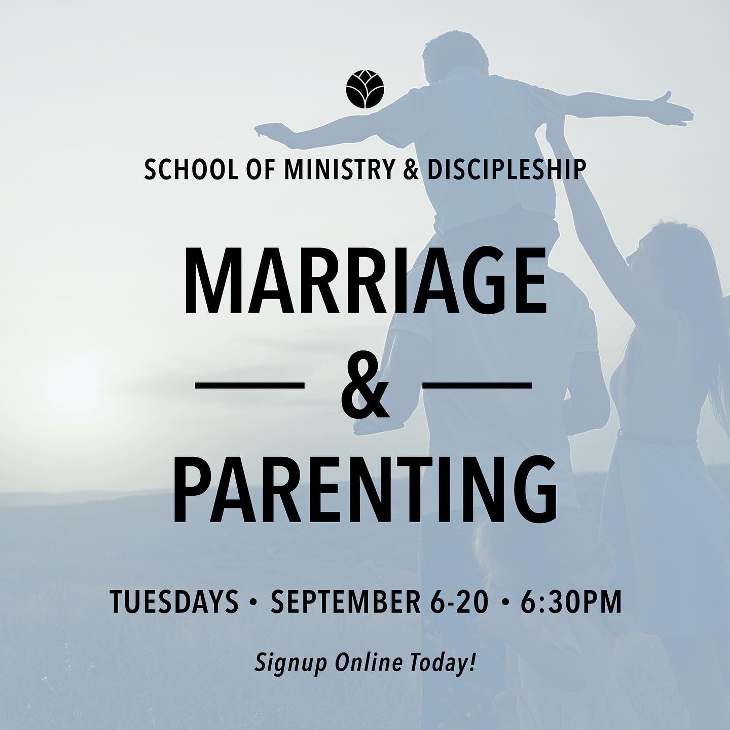 I&rsquo;m so excited about these marriage and parenting classes we have coming up! Whether you&rsquo;re newly-married, oldly-married, married with no kids, married with grown kids, married with kids in the house, a single parent, or are tackling a bl