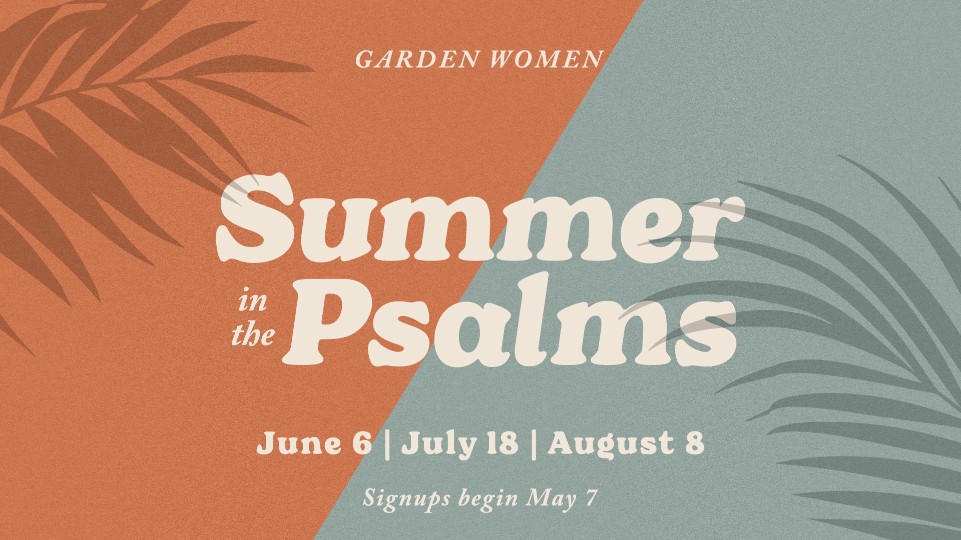 Summer in the Psalms | 2023
