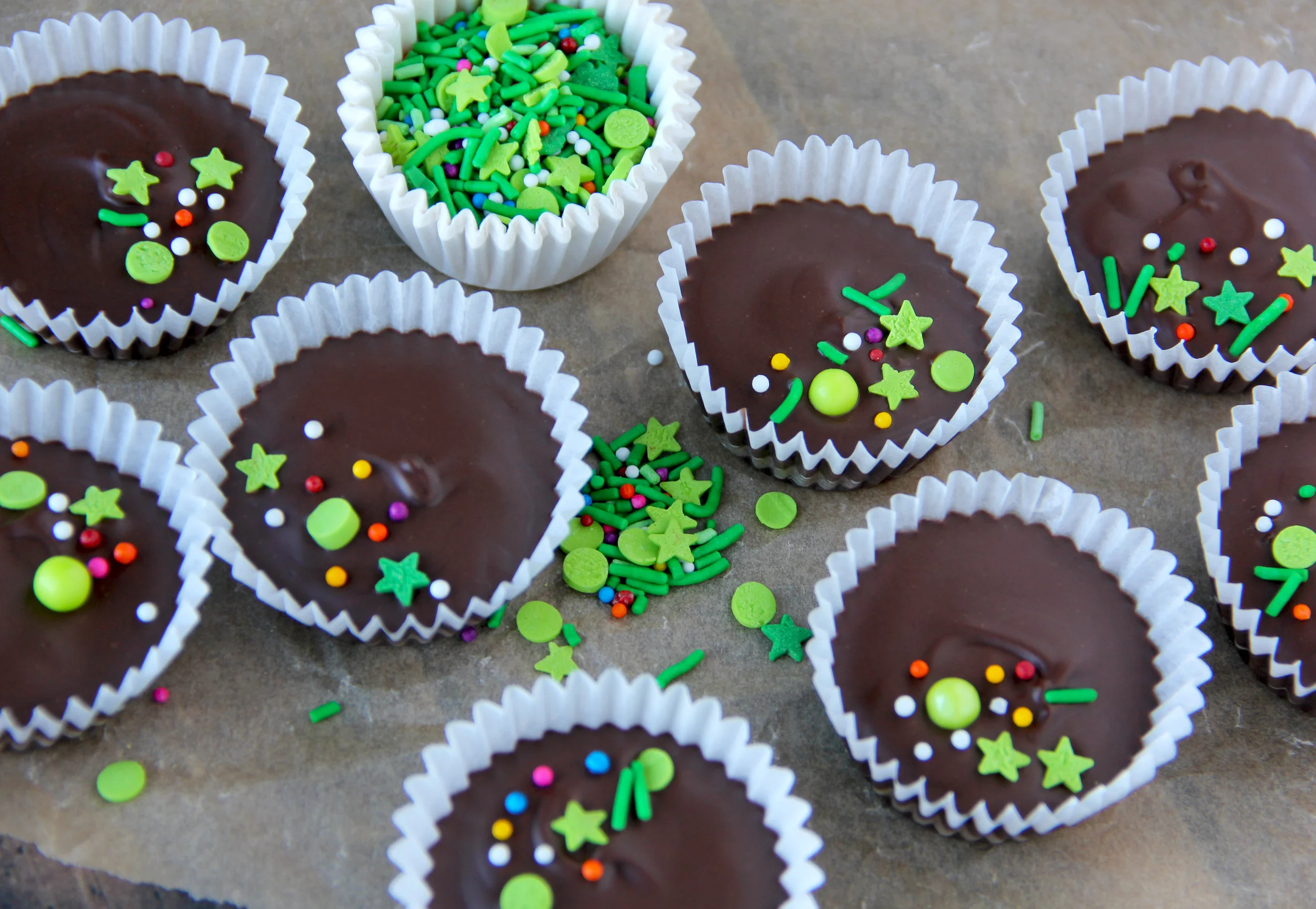 Homemade Twix Cups