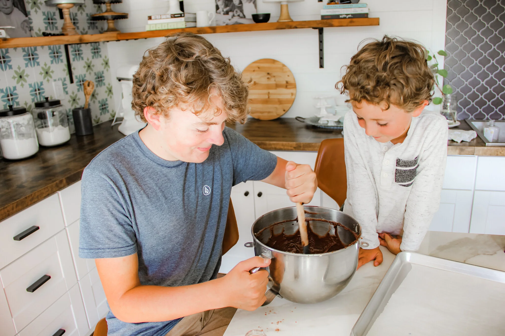 Hatton’s favorite thing to bake is brownies.