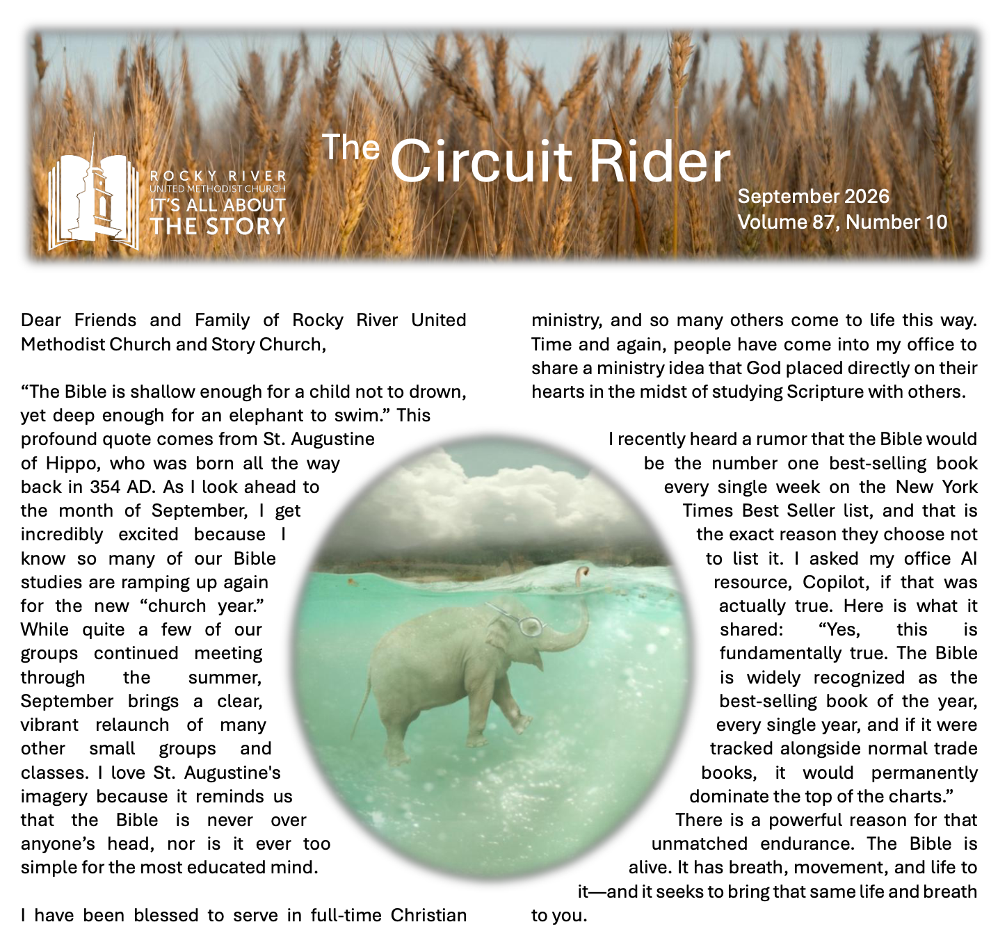 Circuit Rider – September 2026