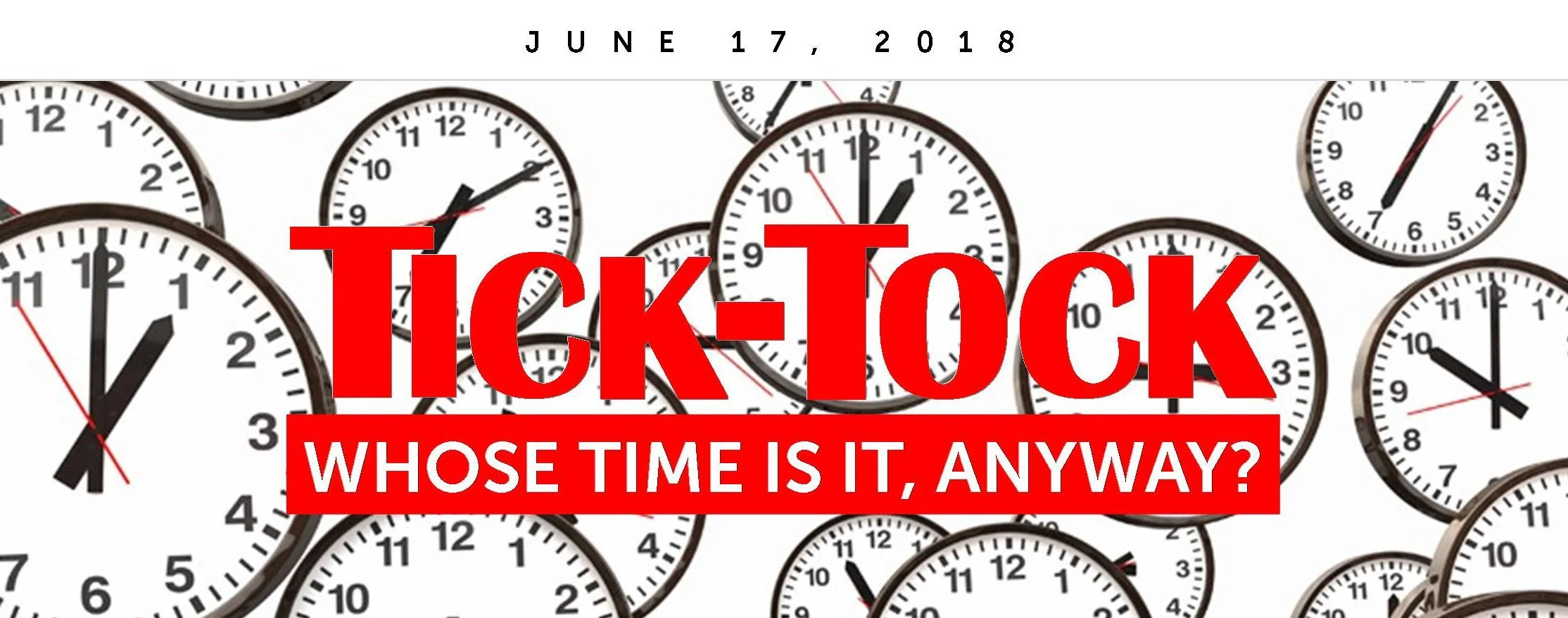 Whose Time Is It Anyway?