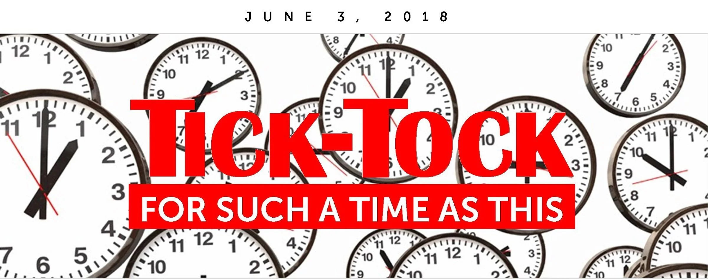 For Such A Time As This