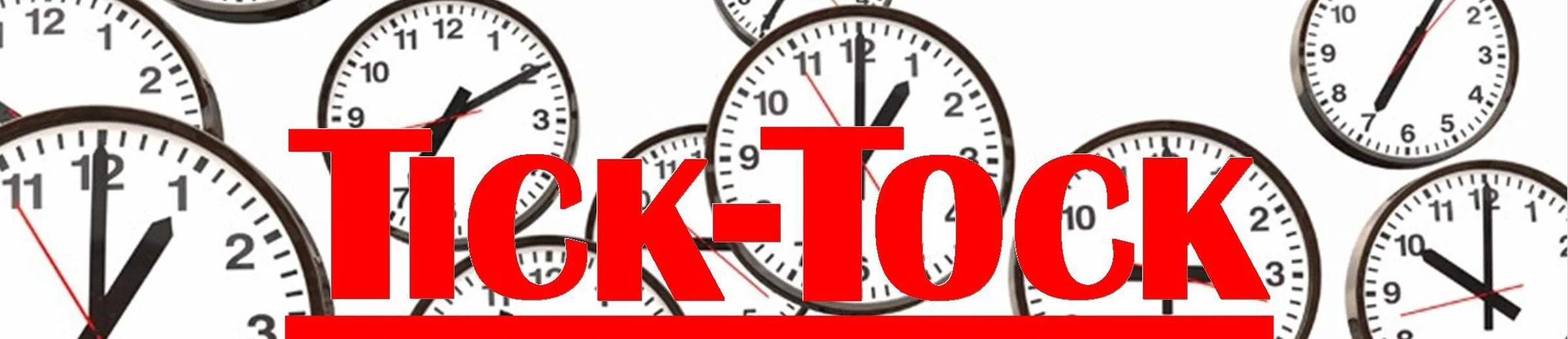Sermon Series - Tick Tock: June 3 - 24, 2018