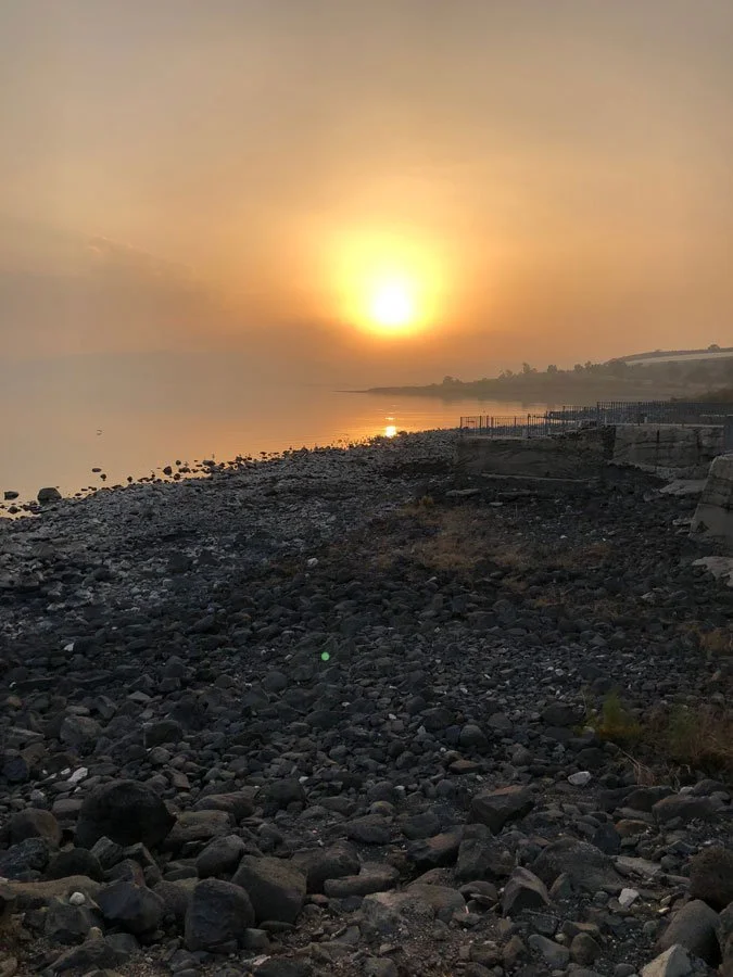 Copy of Sunset on the Sea of Galilee