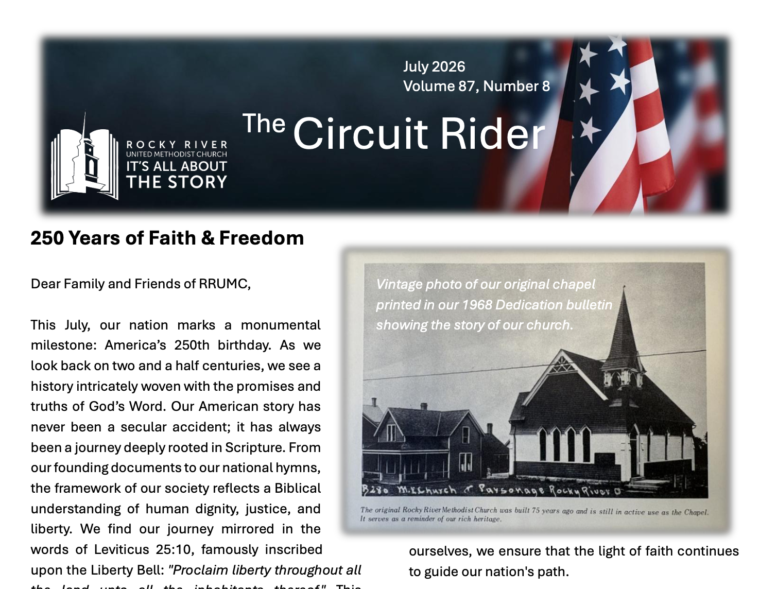 Circuit Rider – July 2026