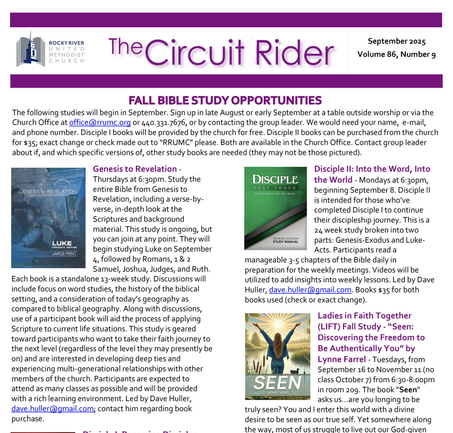 Circuit Rider – September 2025