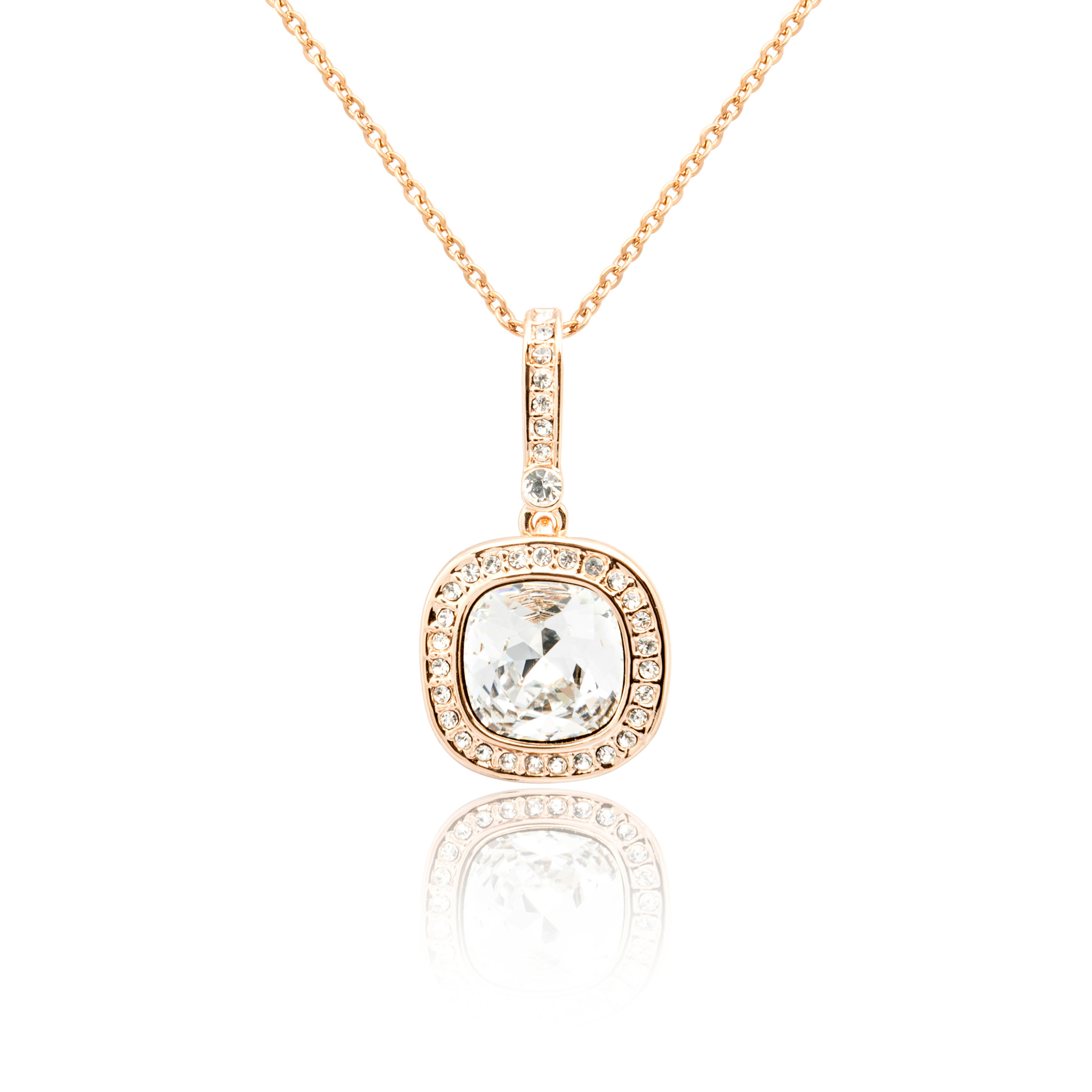 Rose Gold Diamond Pendant