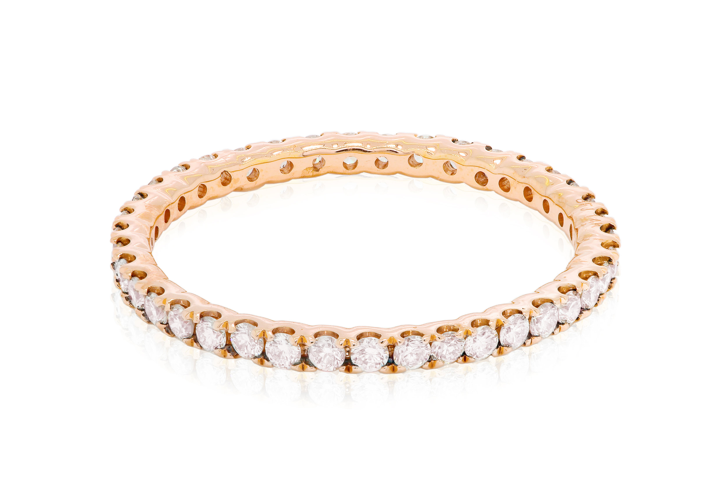 Rose Gold Eternity Band