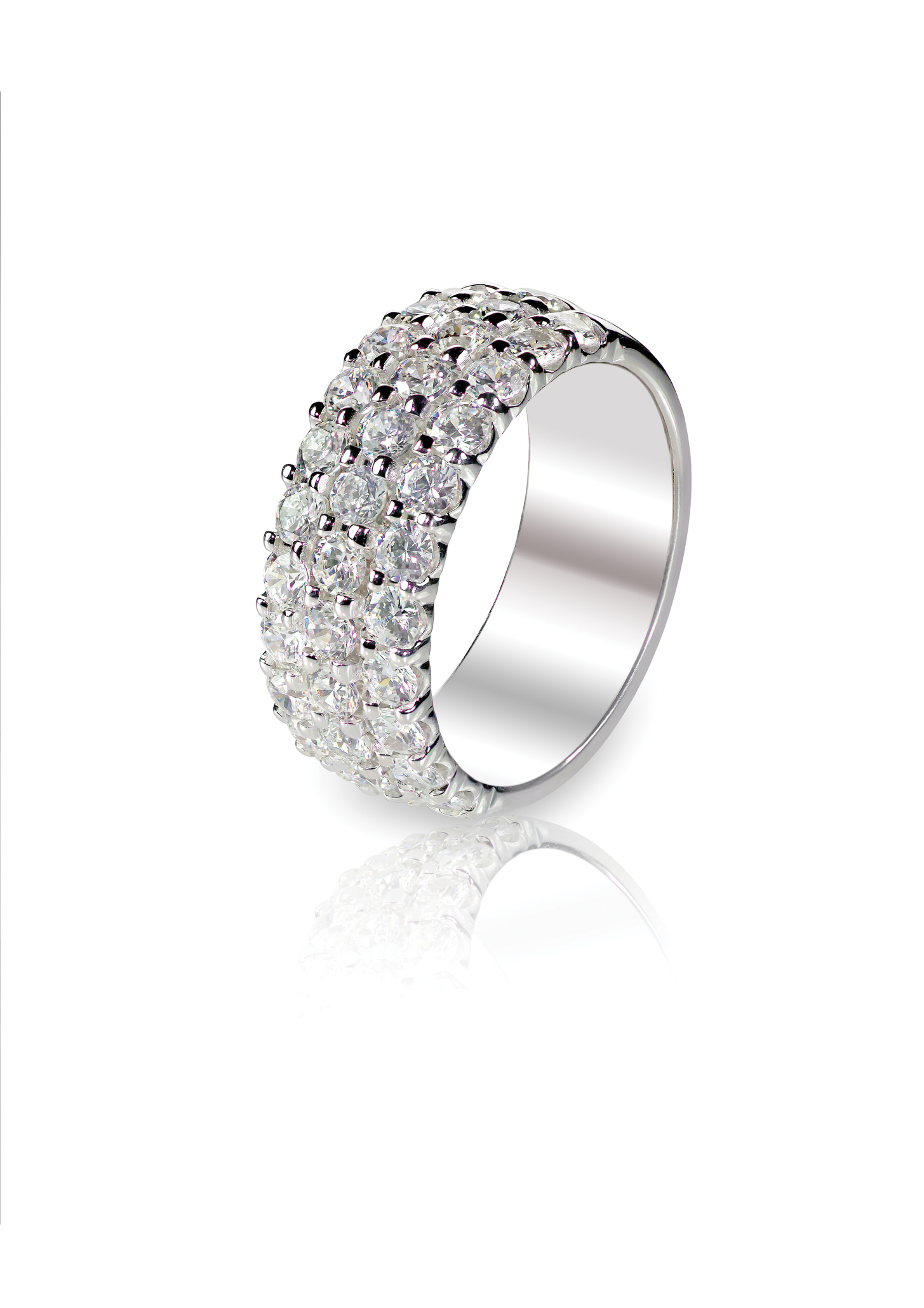 Platinum Diamond Wedding Band