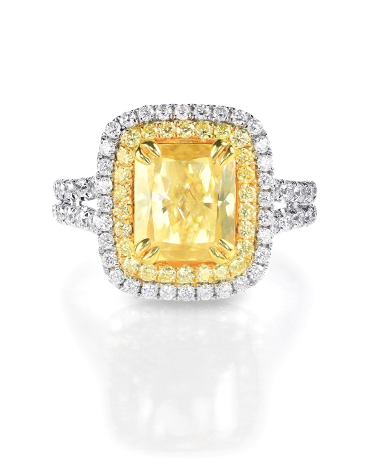 Canary Yellow Diamond Ring