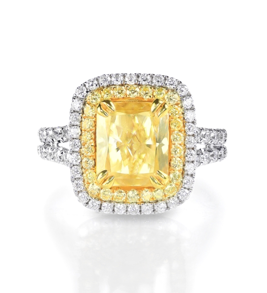 Yellow Diamond Engagement Ring